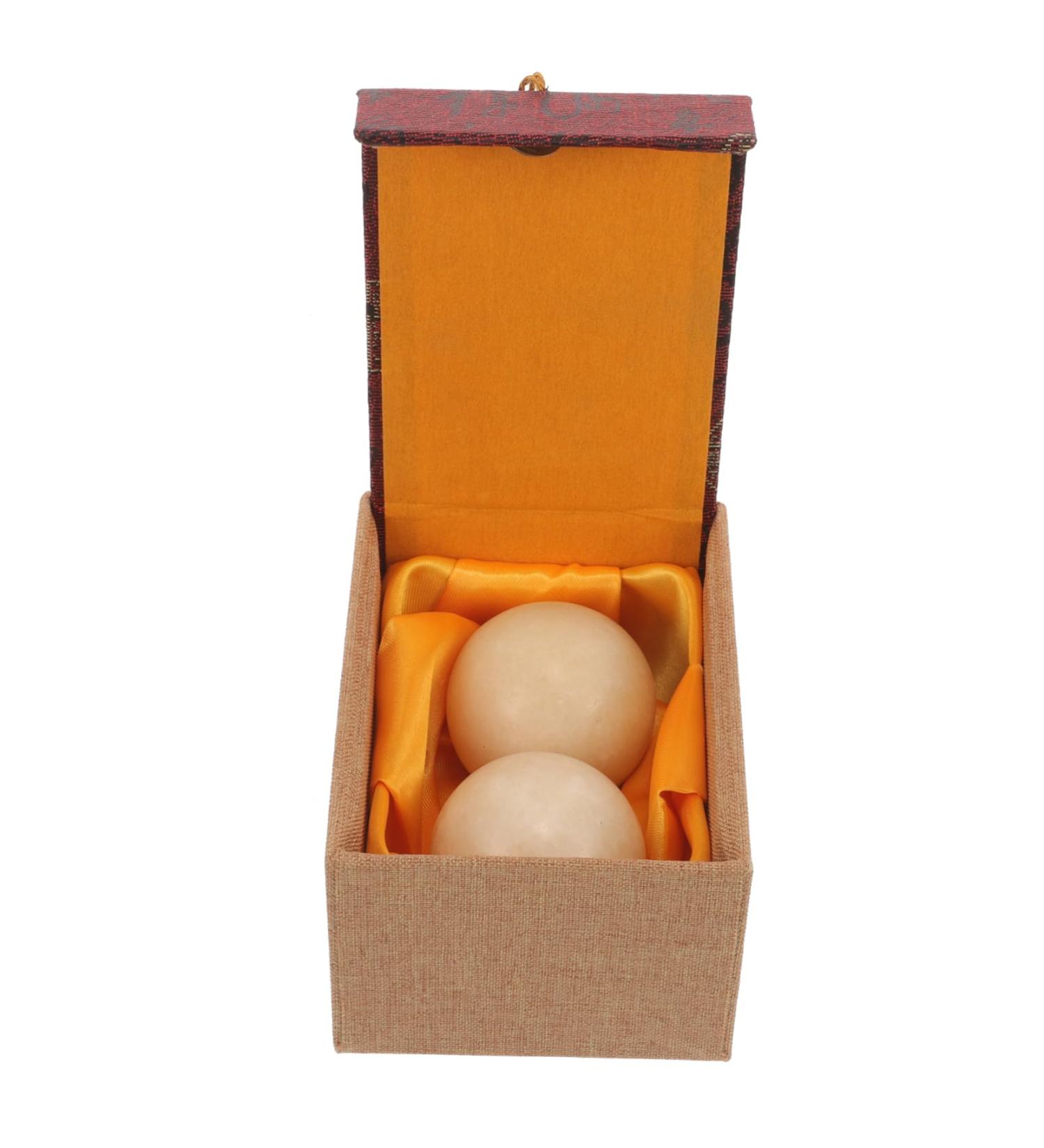 Buy Homsfou Jade Balls - Set of Chinese Gymnastics & Massage Hand Exercise Balls for Fitness & Wellness - Buy Online on GoSupps.com