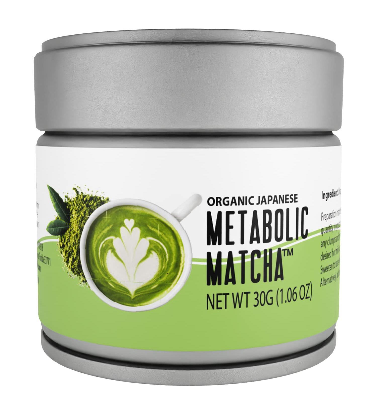 NaturalSlim Metabolic Matcha 1.06 Oz - Organic Japanese Green Tea Powder for Metabolism & Antioxidant Support - Buy Online on GoSupps.com
