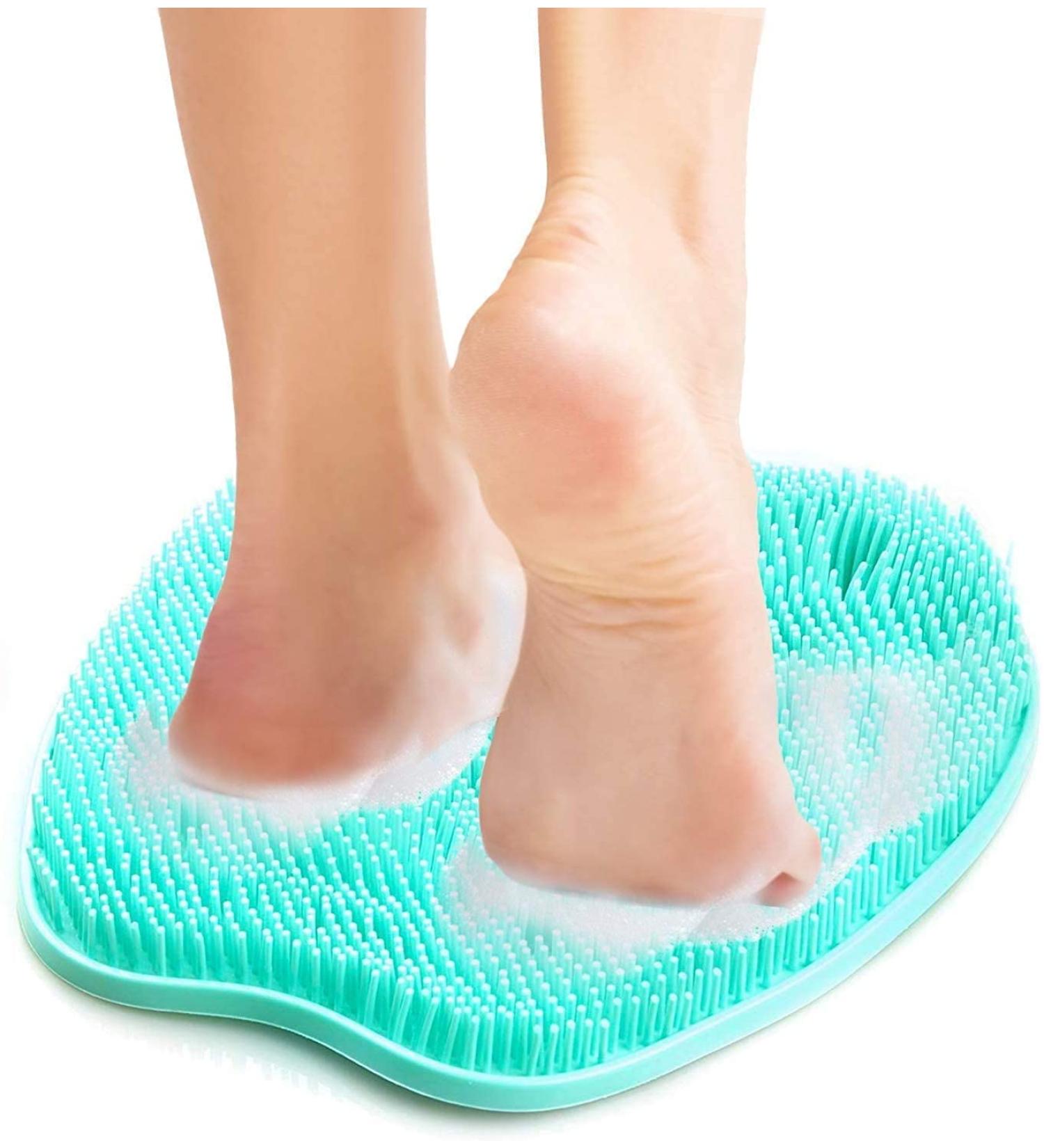 Shower Foot Massager Mat - Acupressure Massage Pad with Non-Slip Suction Cups for Circulation & Pain Relief - Buy Online on GoSupps.com
