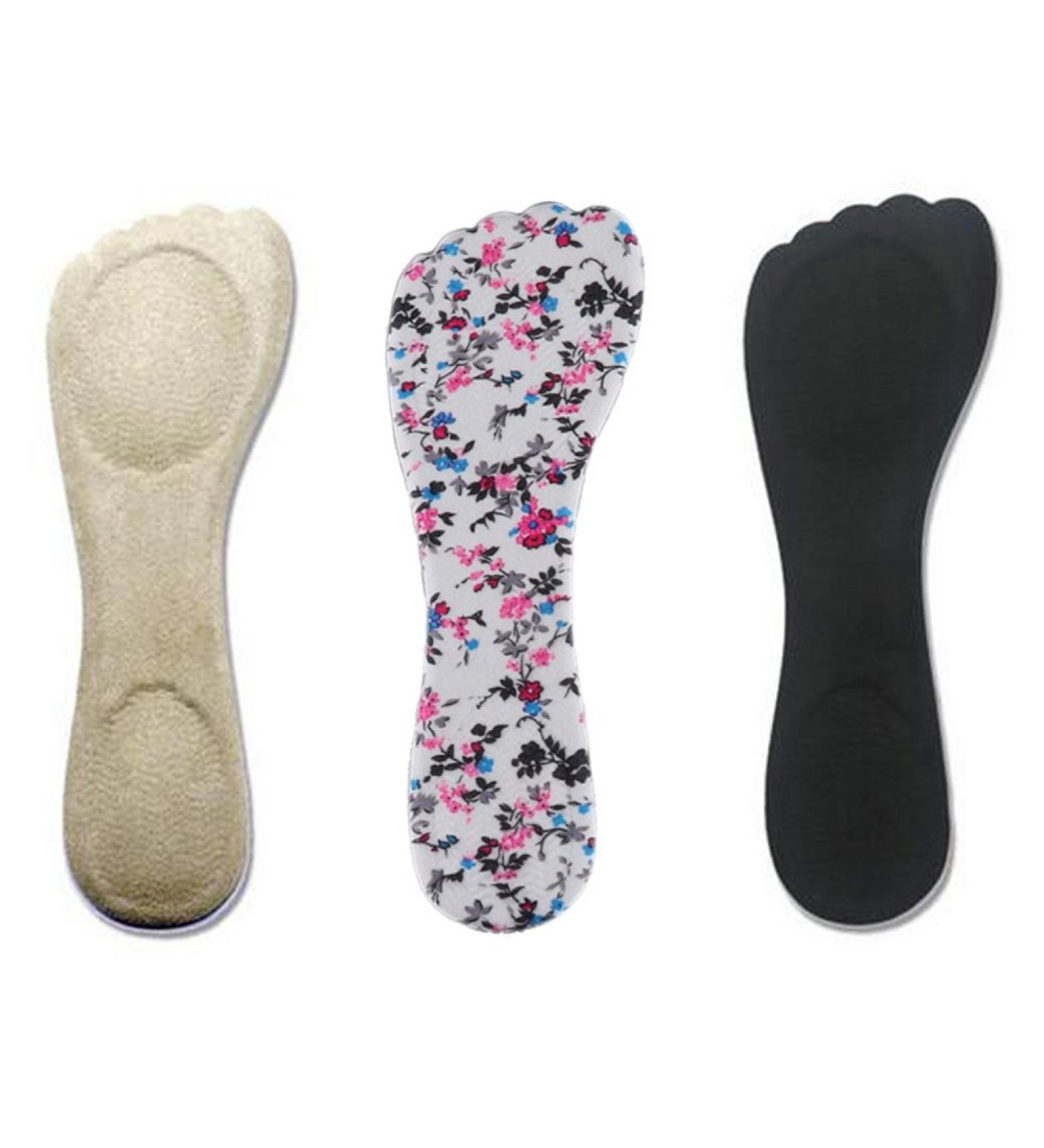 Bringsine Gel Insoles for Women - Comfortable 3/4 Heel Pain Relief for High Heels | Plantar Fasciitis & Heel Spurs - 3 Pairs - Buy Online on GoSupps.com