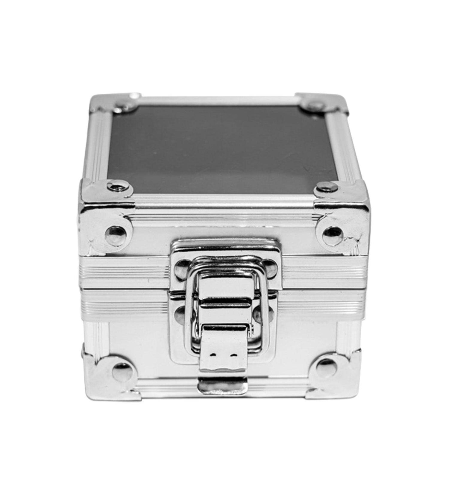 Mental Nail Drill Bit Holder Stand 25 Holes Dust Proof Drill Bit Case Salon Organizer and Storage Display Box and Lightweight Metal/l - Buy Online on GoSupps.com