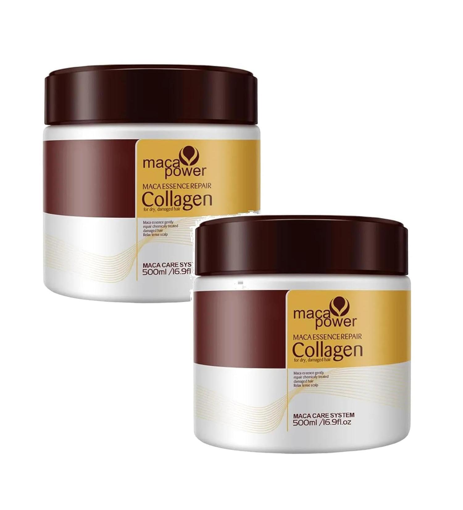 Karseell Collagen Hair Treatment 16.90 oz 500 ml Collagen Hair Mask Deep Repair Conditioning Argan Oil Collagen Hair Mask Essence for Dry Damaged Hair - Buy Online on GoSupps.com