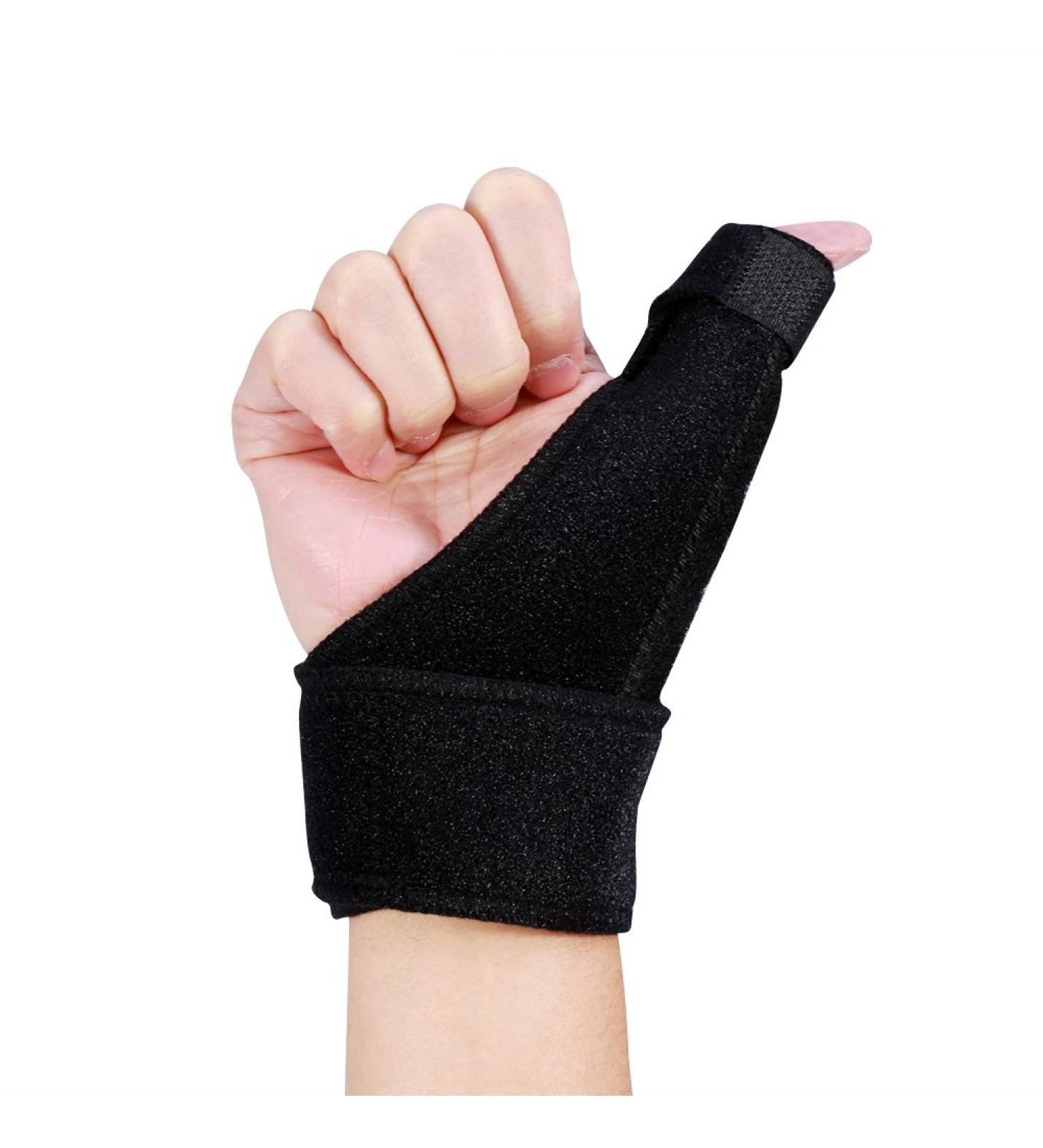 Adjustable Aluminium Thumb Splint & Stabilizer Brace - Finger Support Sleeve for Pain Relief | International Shipping Available - Buy Online on GoSupps.com