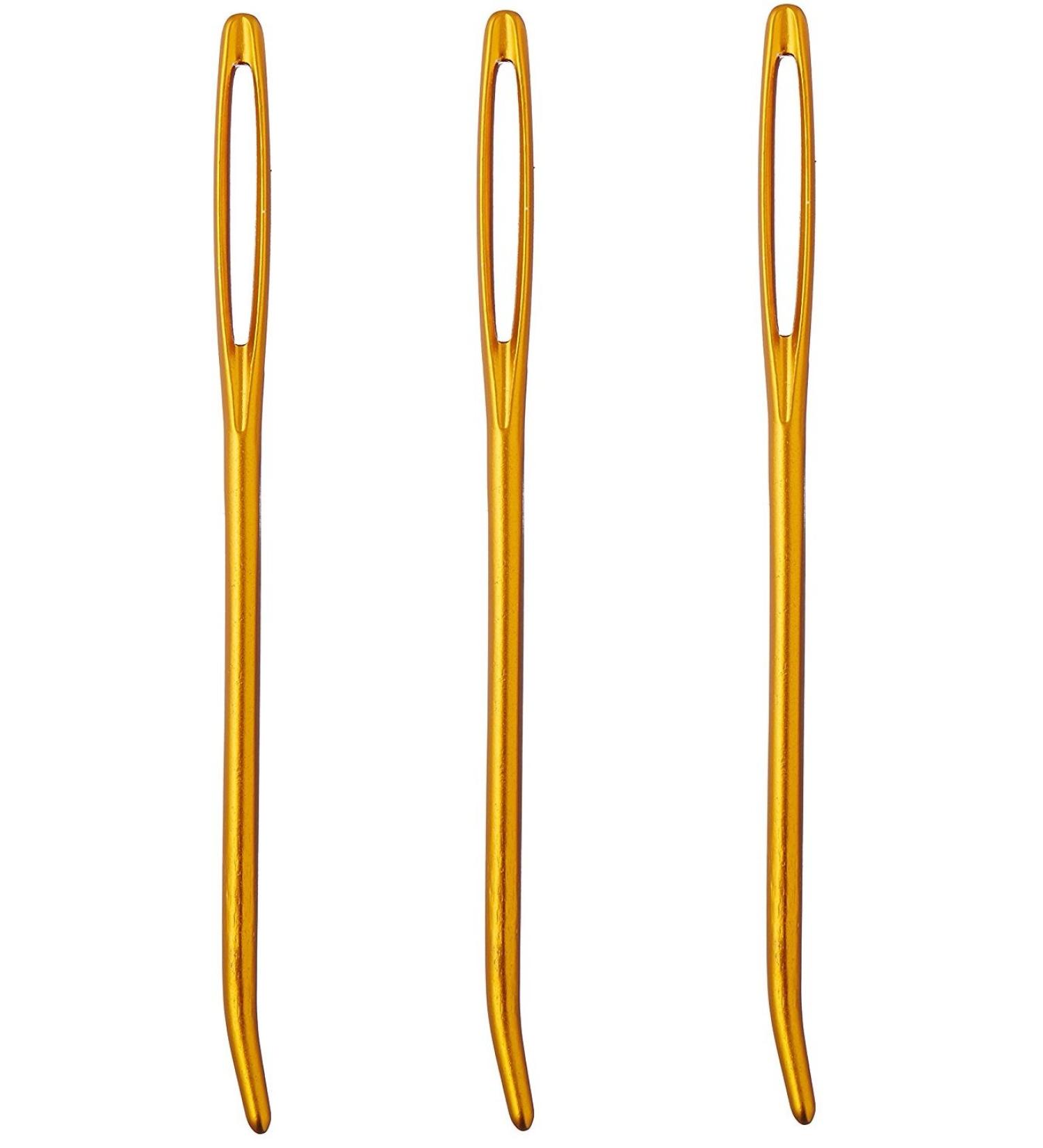 Clover Jumbo Bent Tapestry Needles - 2/Pkg (3 Pack) - High-Quality Sewing and Crafting Tools - Buy Online on GoSupps.com