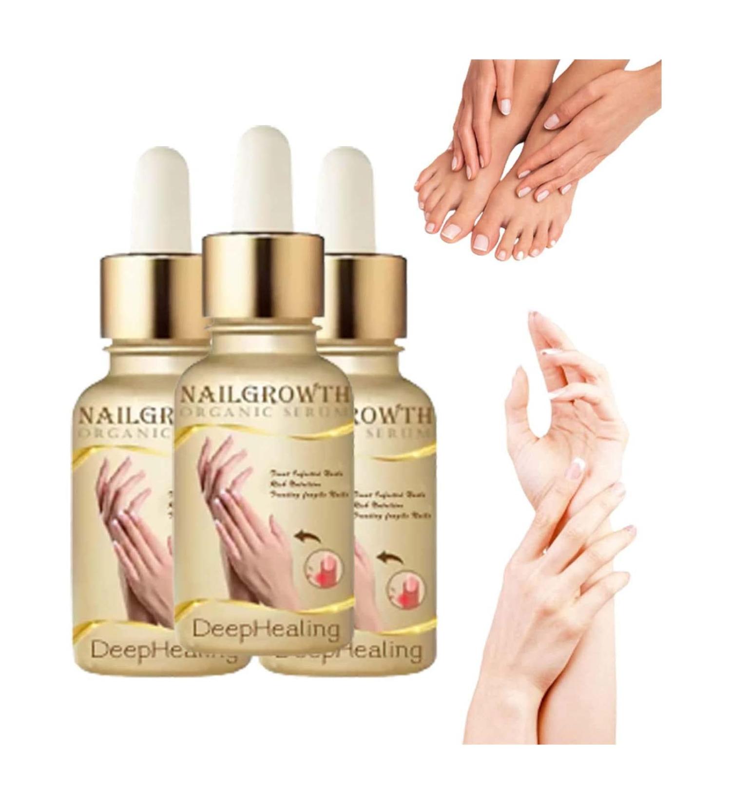 ATTDX NailGrowth DeepHealing Organic Serum NailGrowth Nail Serum Reconstrux Nail Growth Nail Growth and Strengthening Serum Nail Serum for Growth and Repair for Damaged Nails (3PC) - Buy Online on GoSupps.com