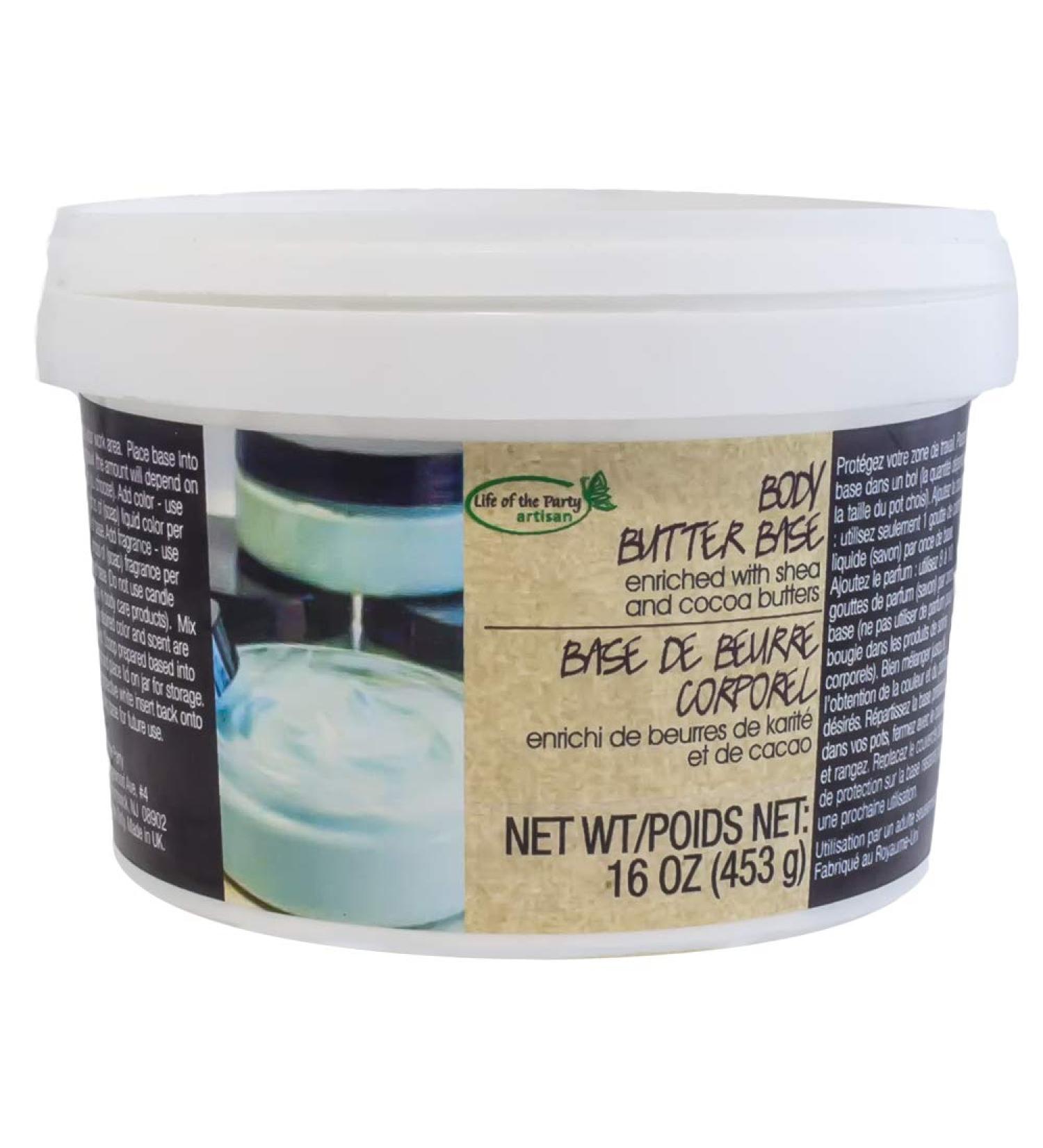 Life of the Party Body Butter Base 16 oz - Luxurious and Nourishing Butter for Skin Care - Buy Online on GoSupps.com