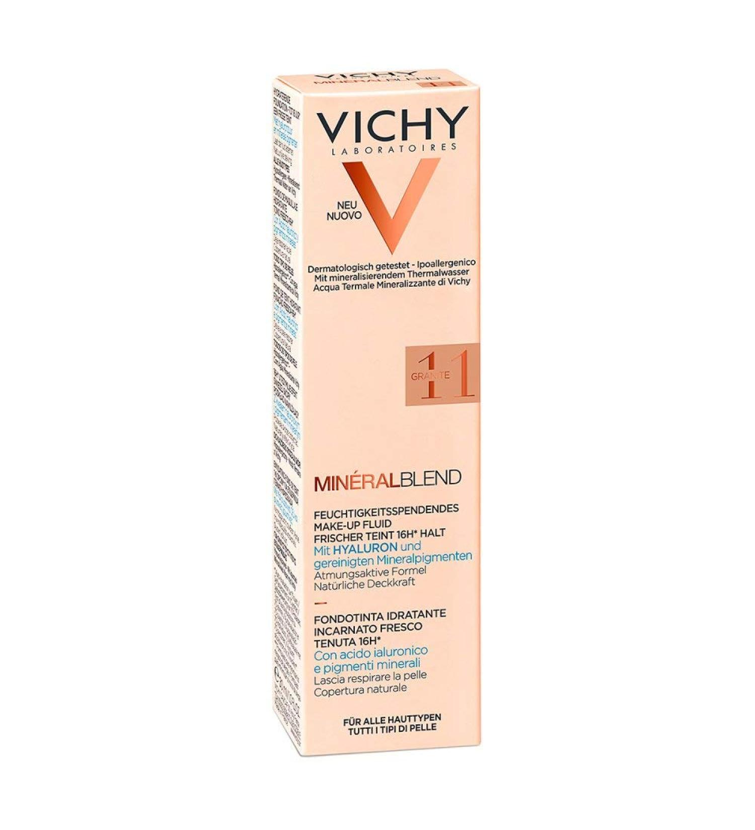VICHY MINERALBLEND Make-up 11 Granite - 30 ml | Buy Internationally for Radiant Skin - Buy Online on GoSupps.com