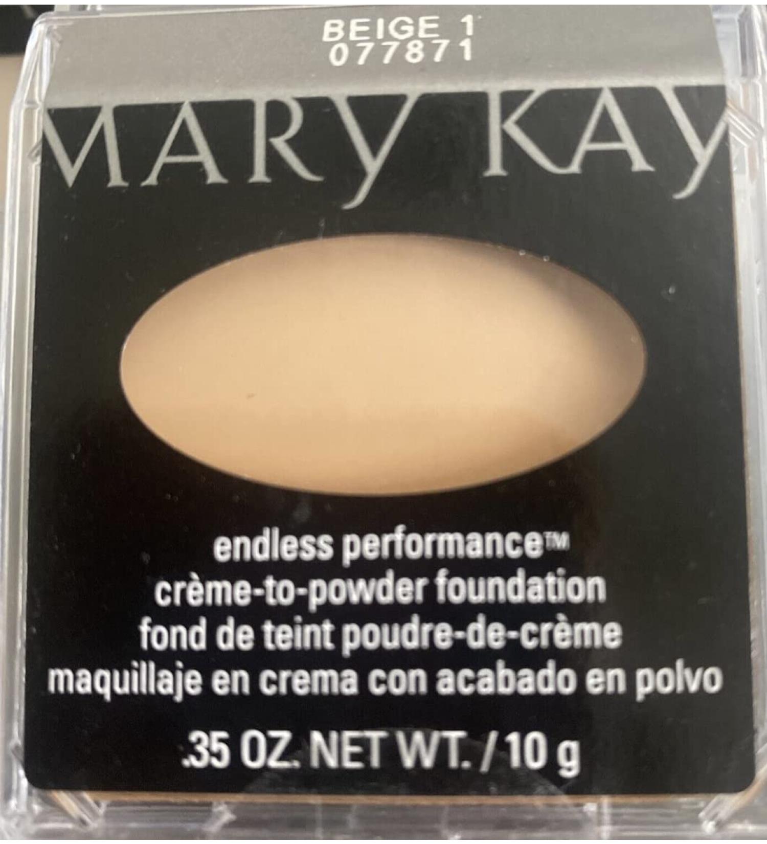 Mary Kay Endless Performance Creme to Powder Foundation Beige 1 Beige 1 Count (Pack of 1)