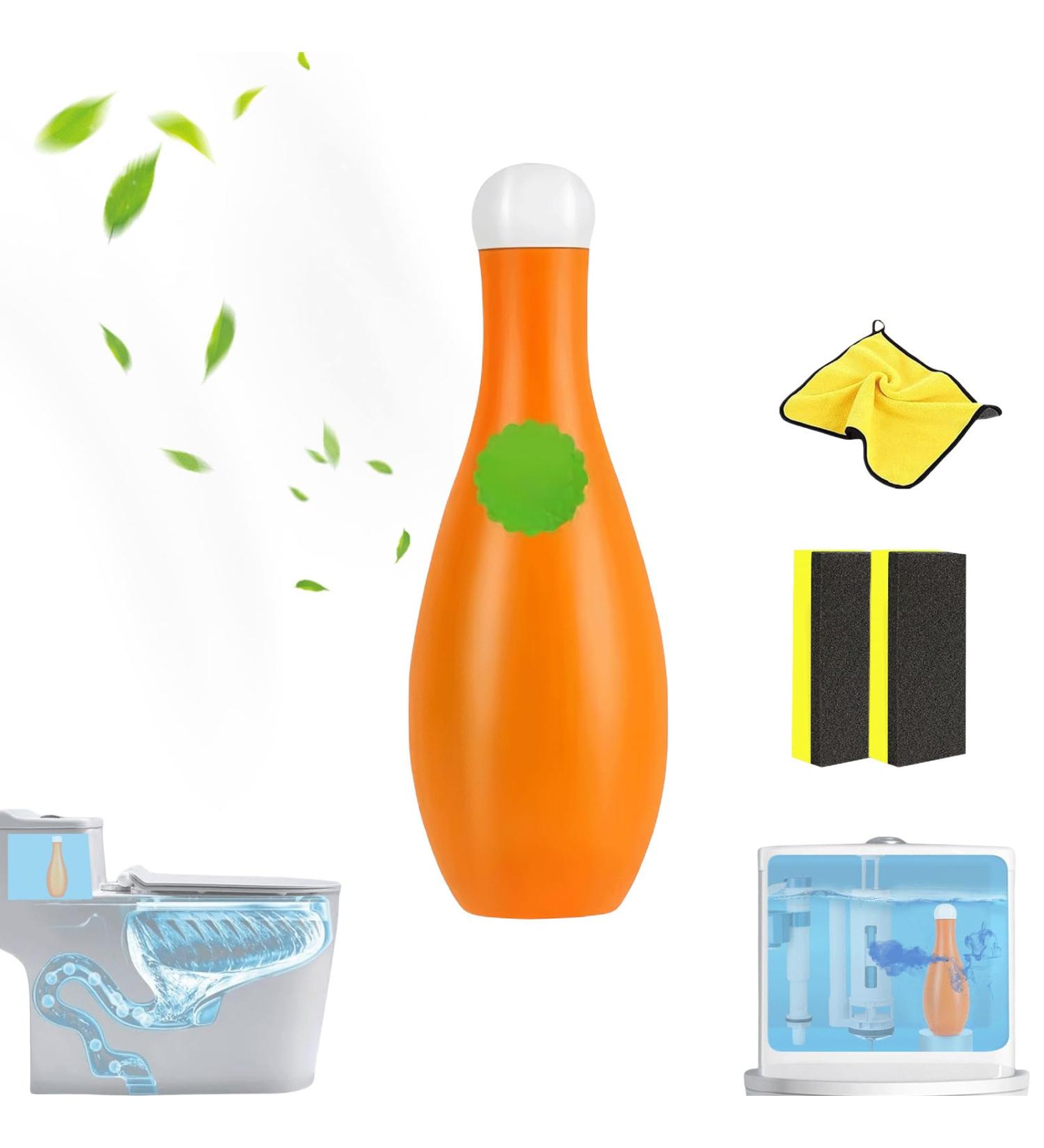 Bowling Blue Bubble Toilet Bowl Cleaner BowlingAutomatic Cleaner in Bottle Multi Functional Cleaning Agent for Toilet Tank Bubble Toilet Bowl Cleaner (1pcs) - Buy Online on GoSupps.com