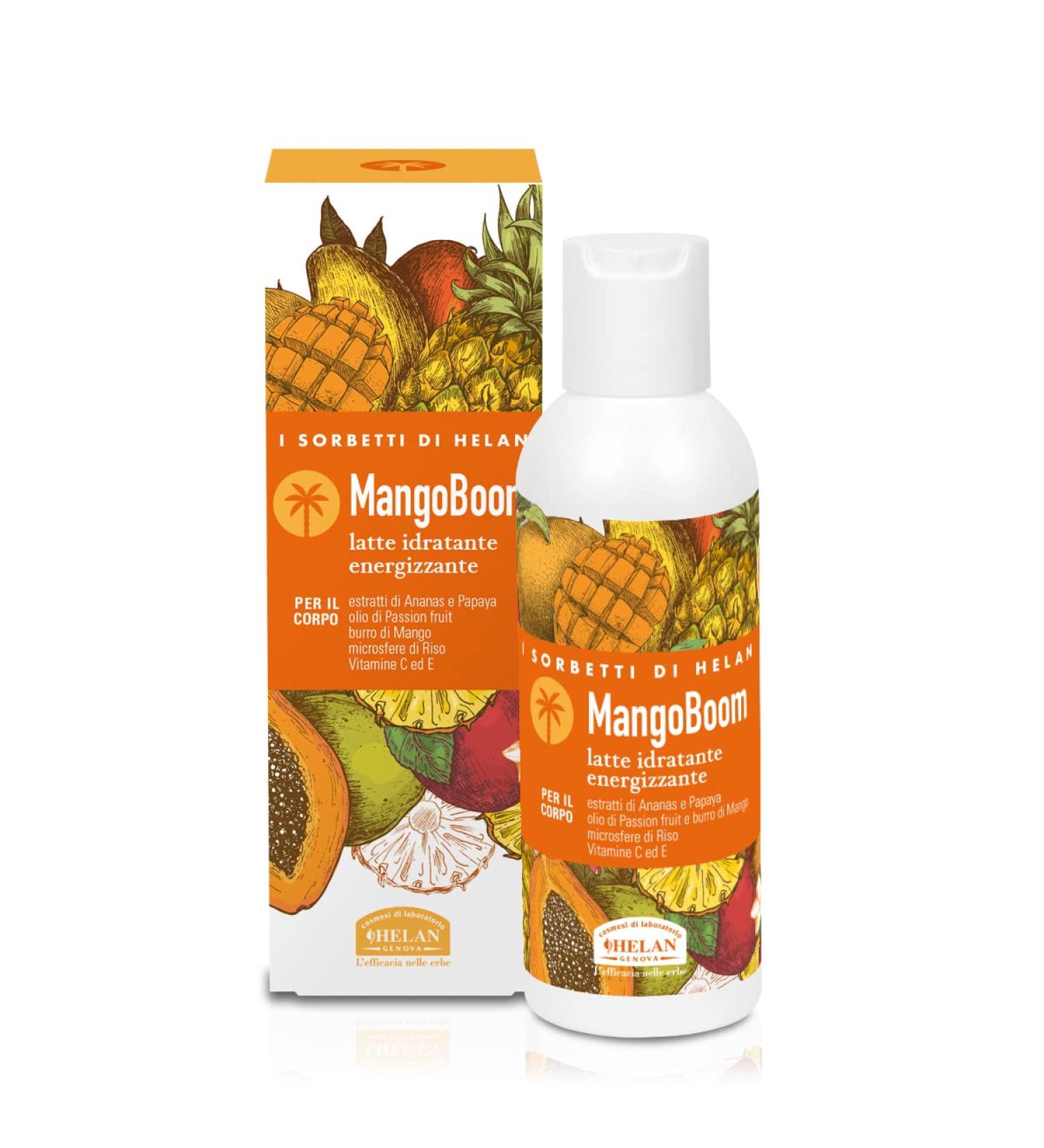  Helan Helan I Sorbetti MangoBoom Moisturizing Body Cream for Dry Skin Liquid Scented Body Cream for Women and Men Refreshing with Pineapple Papaya and Vitamin C Scented Body Lotion with Vitamin E 150 ml - Buy Online on GoSupps.com