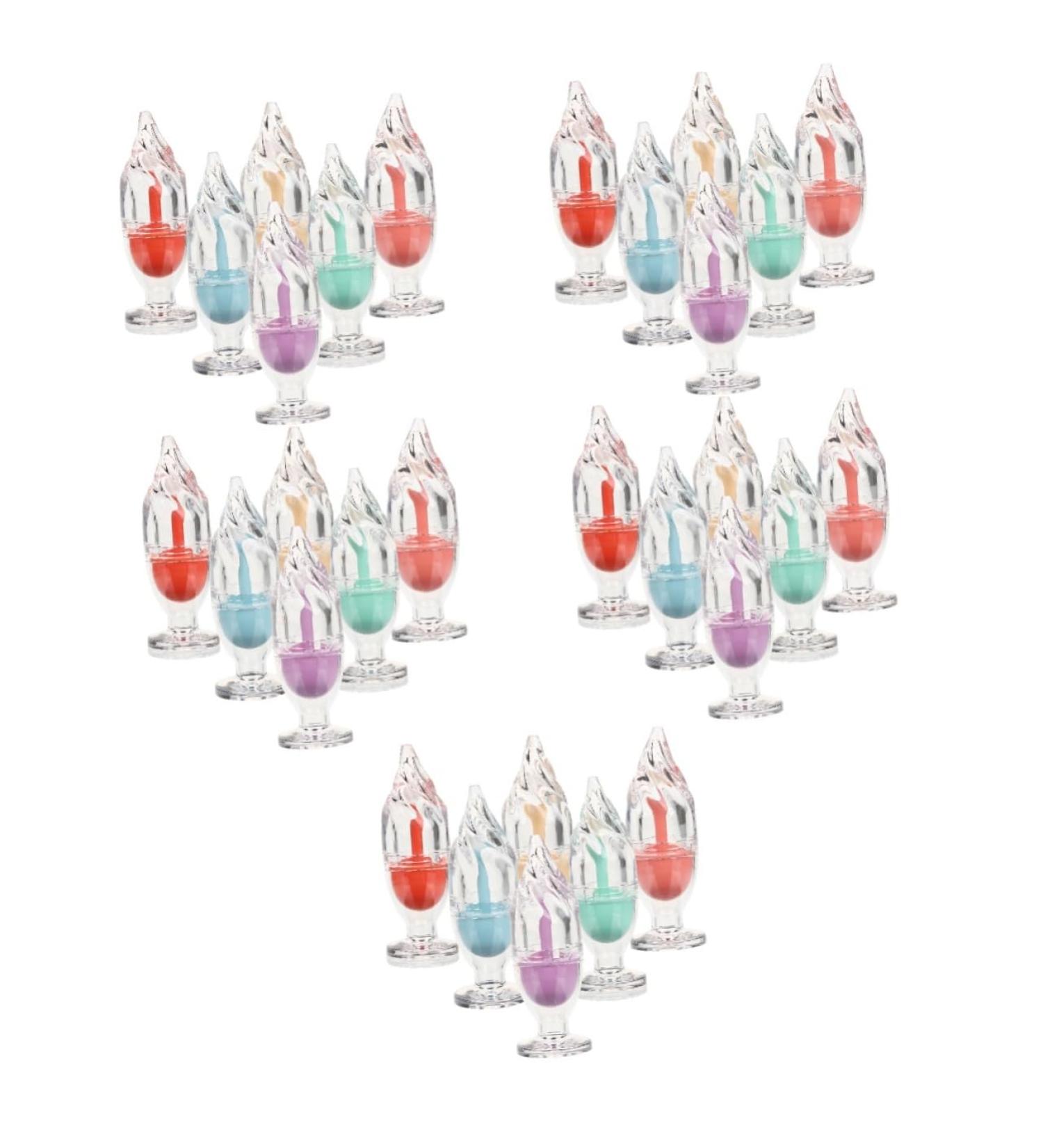 Buy Ipetboom 30 Pcs Ice Cream Lip Glaze Tube - Refillable Lip Gloss Holder & Makeup Tools International Shipping - Buy Online on GoSupps.com