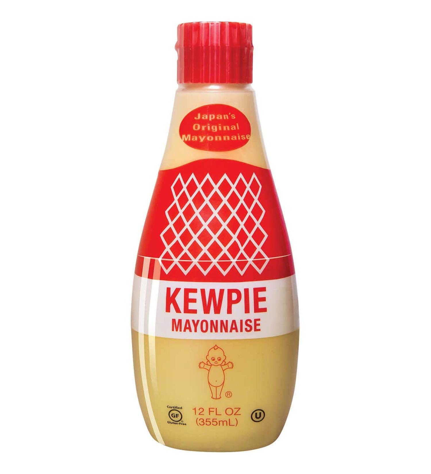 Kewpie Mayonnaise - Japanese Mayo Sandwich Spread Squeeze Bottle - 12 Ounces (Pack of 2) .SET of 2