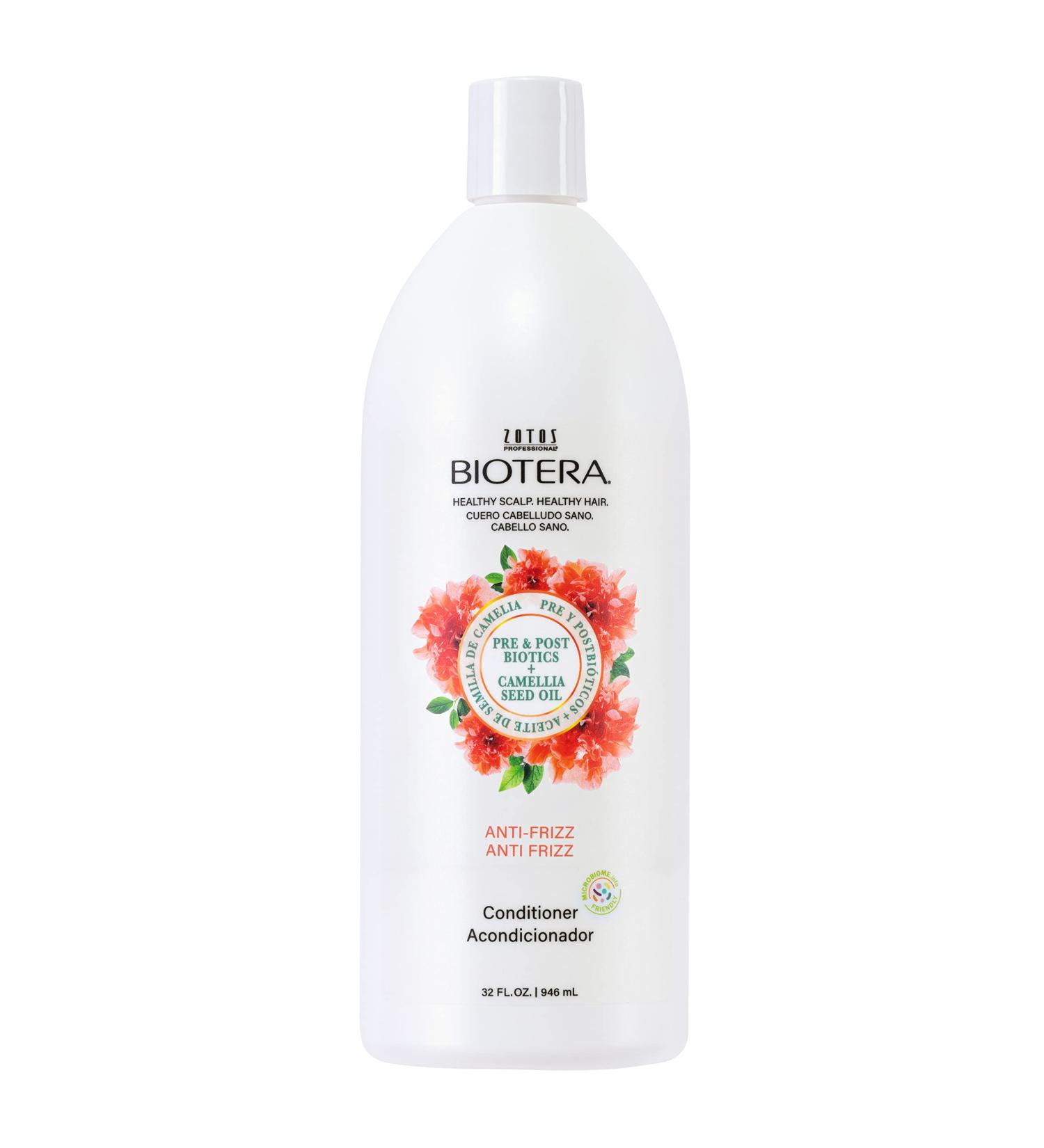 BIOTERA Anti Frizz Intense Smoothing Shampoo and Conditioner - Vegan Formula for Frizzy Hair - 32 Fl Oz - Buy Online on GoSupps.com