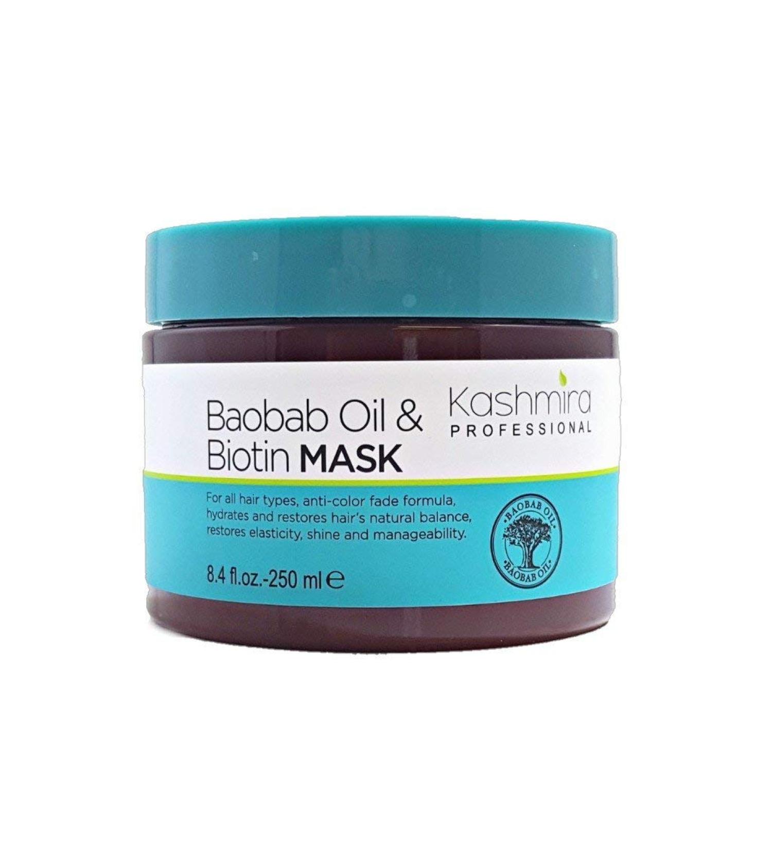 Baobab Oil & Biotin Hair Mask | Deep Penetrating Treatment for Elasticity & Strength Restoration - Shop Internationally - Buy Online on GoSupps.com