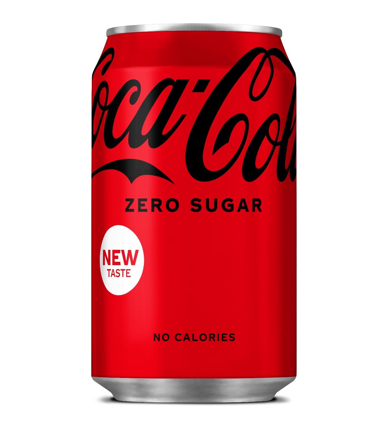 Coke Zero Coca Cola No Sugar 330ml Cans (24) Cola 330 ml (24 Count)