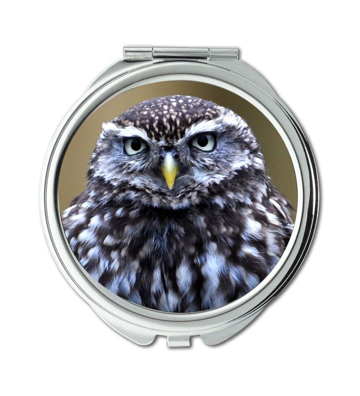 Mirror makeup mirror owl flying Waldkauz Hera pocket mirror portable mirror - Buy Online on GoSupps.com