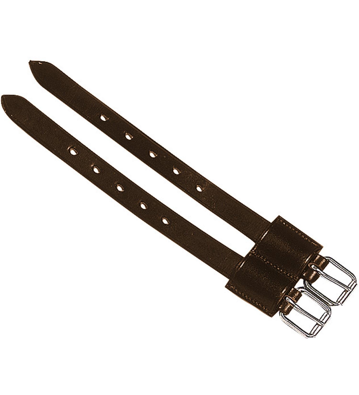Excelsior extension buffalo leather for counter straps Havana yellow-brown