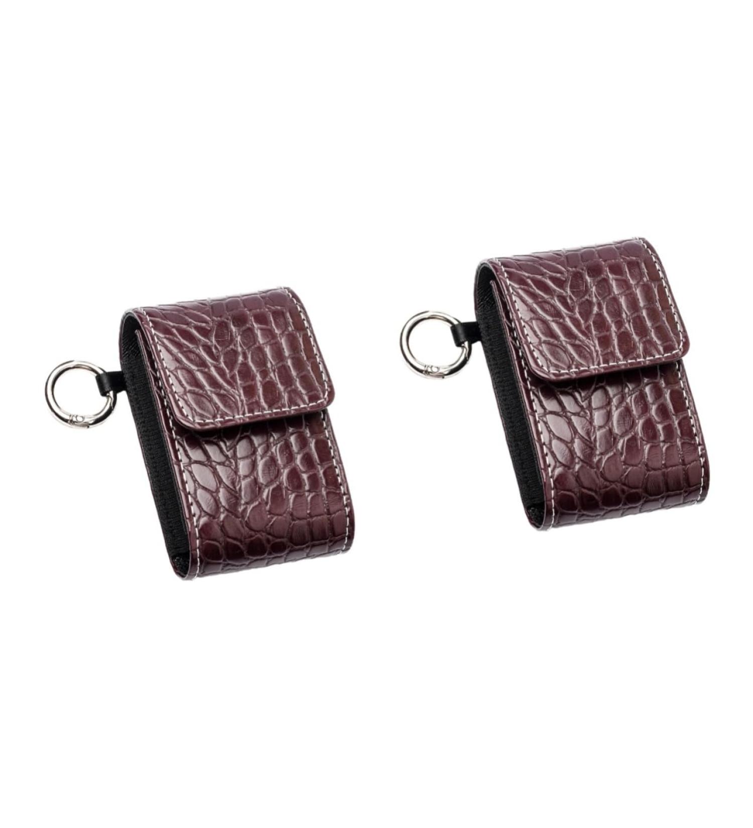 Gleavi Portable Blood Oxygen Measuring Device Storage Pocket - 2 Pack Protective Oximeter Bag & Finger Clip Cover - Buy Online on GoSupps.com