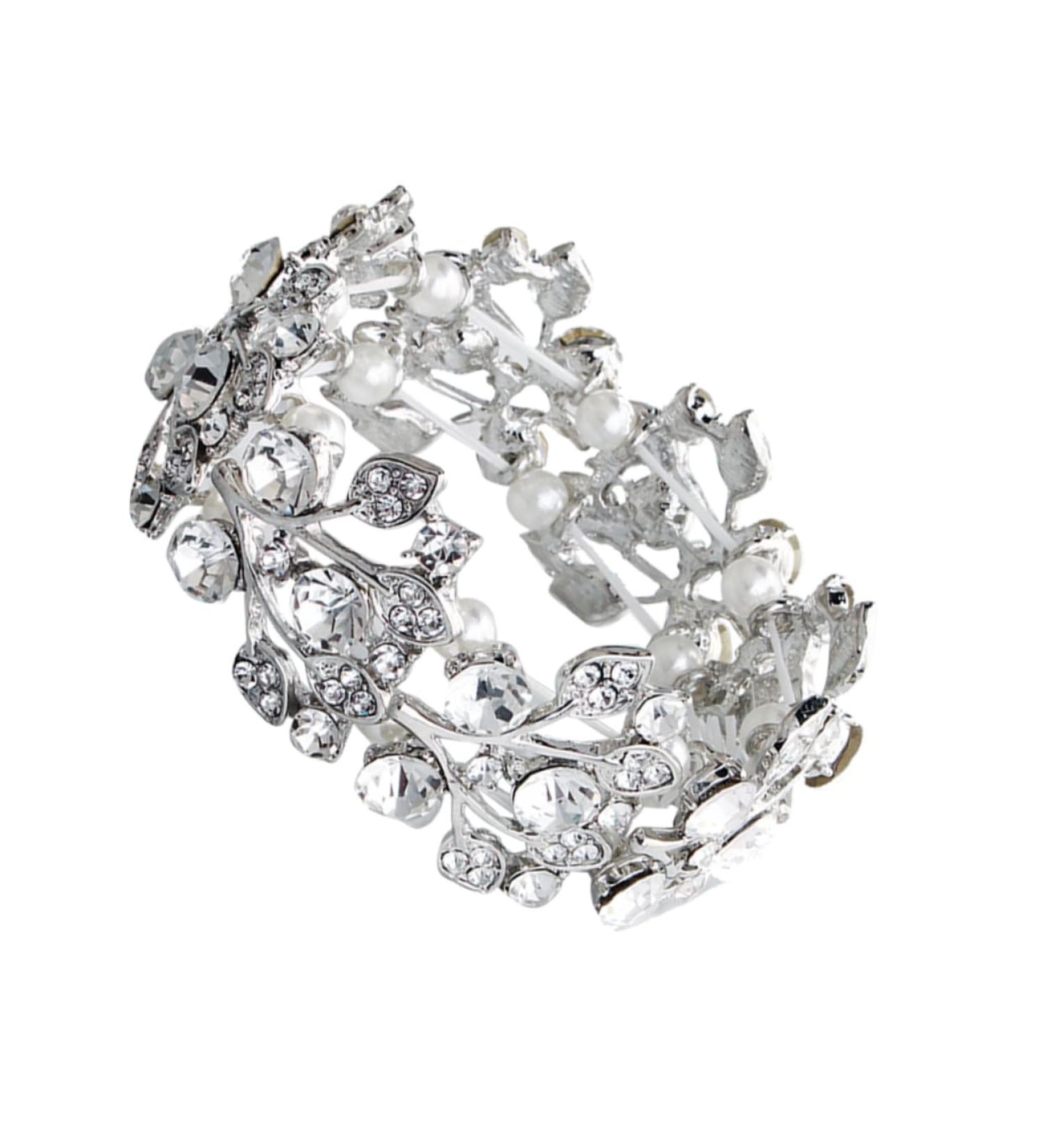 Goohochy Street Jewelry: Elegant Bird Crystal Tennis Bracelet for Women - Diamond Arm Band & Elastic Accessories - Buy Online on GoSupps.com