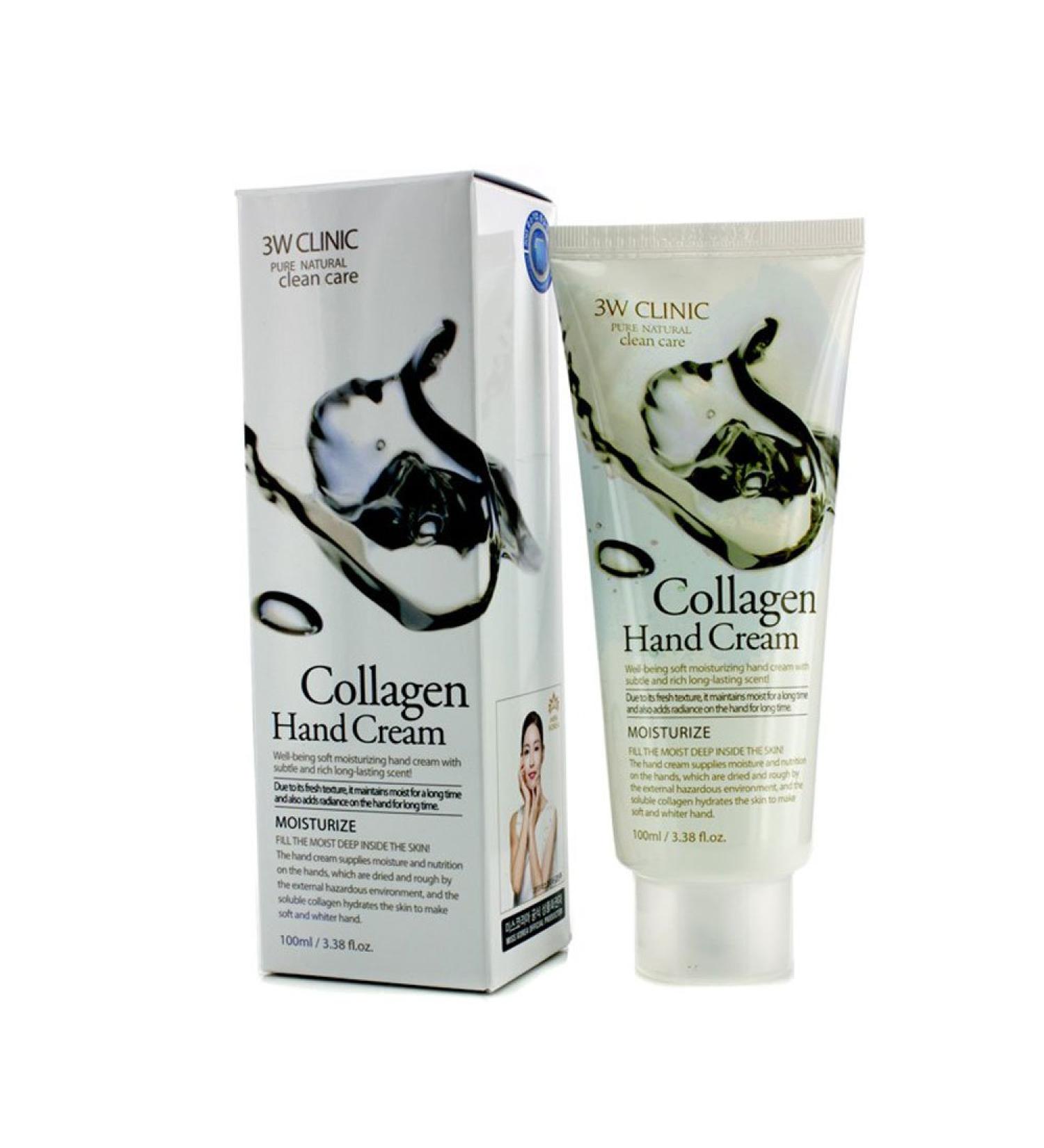 3W Clinic Collagen Hand Cream - Anti-Aging Hand Care for Youthful Skin | Shop Internationally - Buy Online on GoSupps.com
