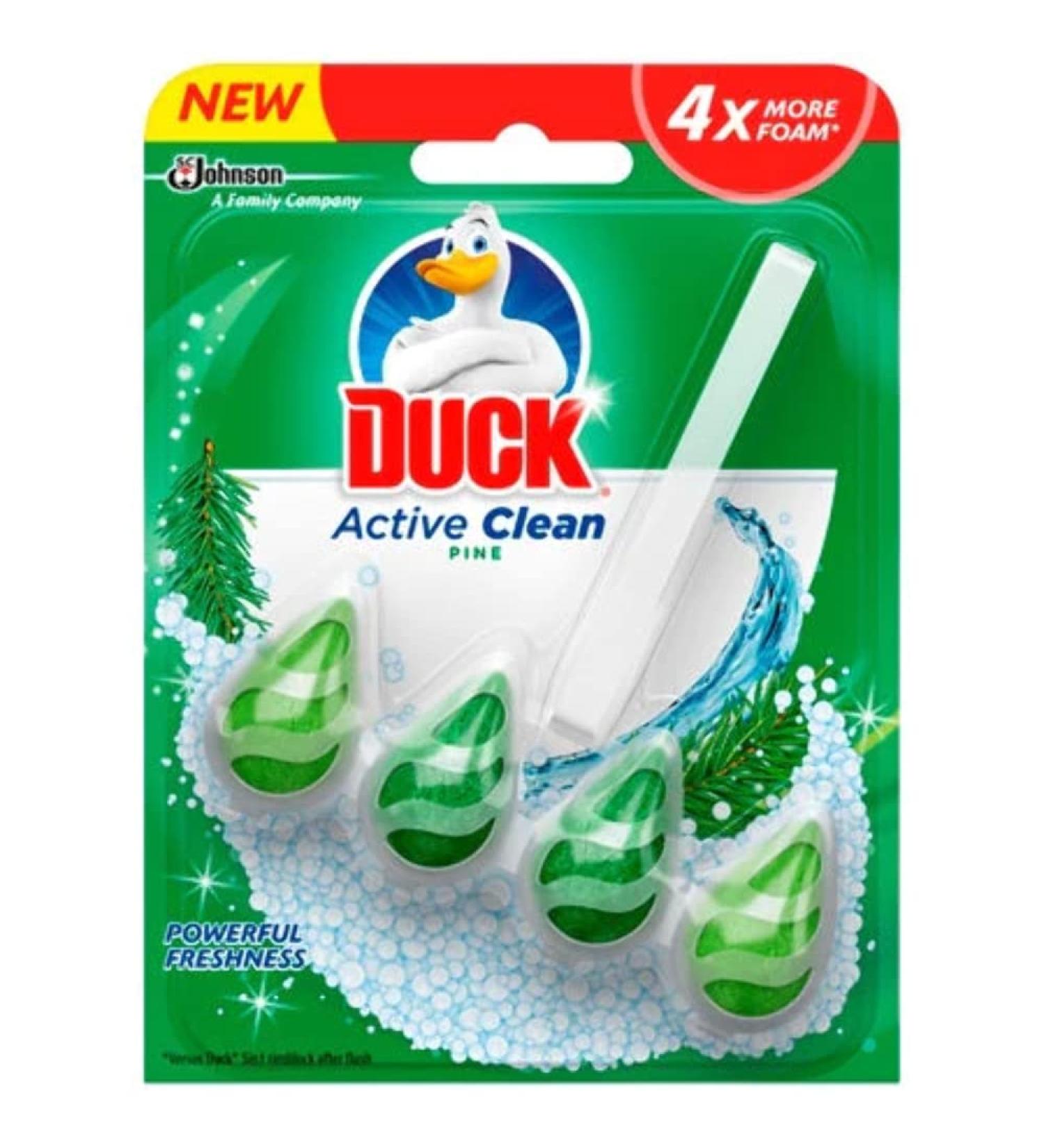 Duck Active Clean Toilet Rimblock Pine 38.6g