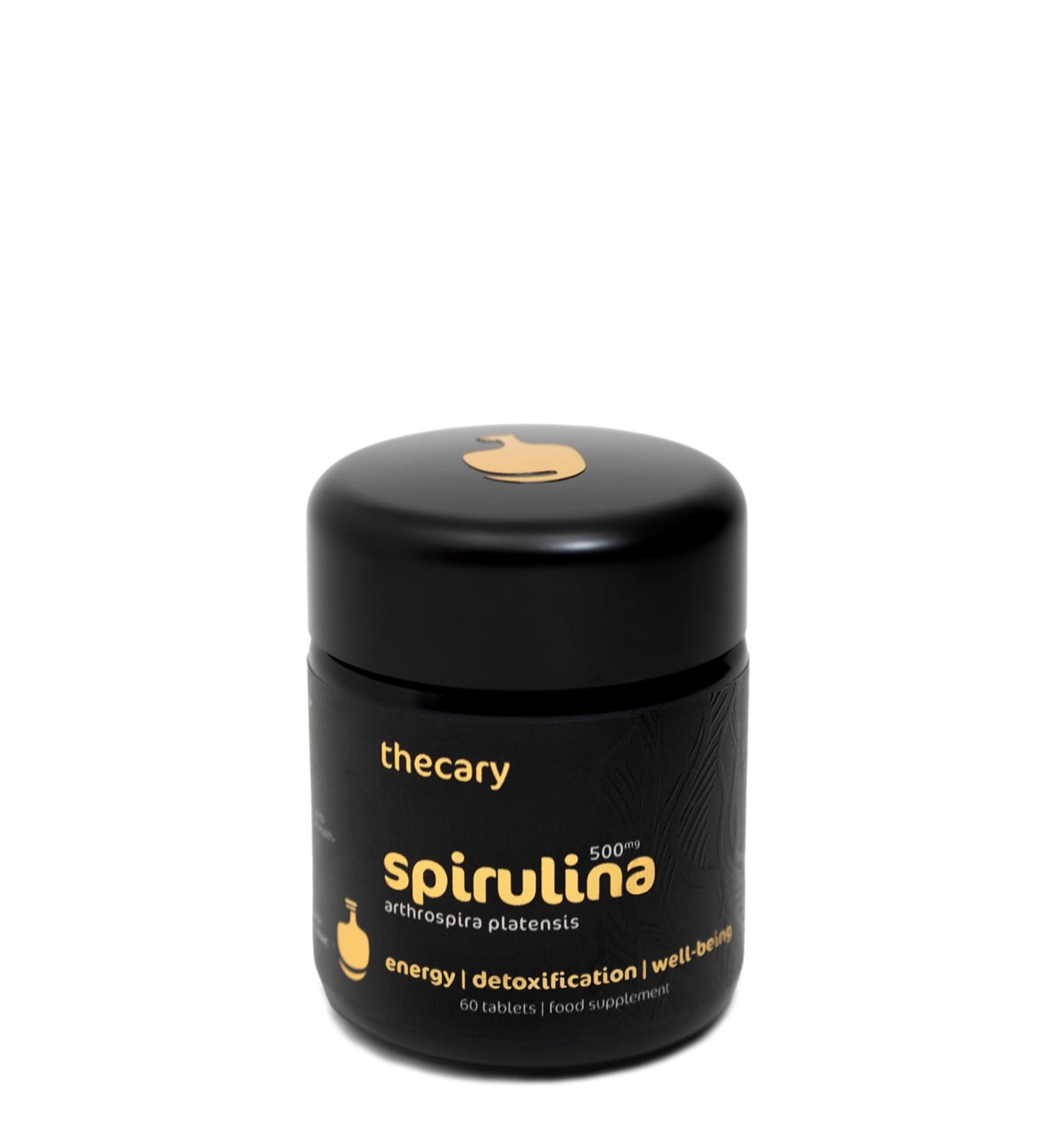 thecary Spirulina Tablets | Organic | 500 mg | Natural Immune System Booster | | thecary