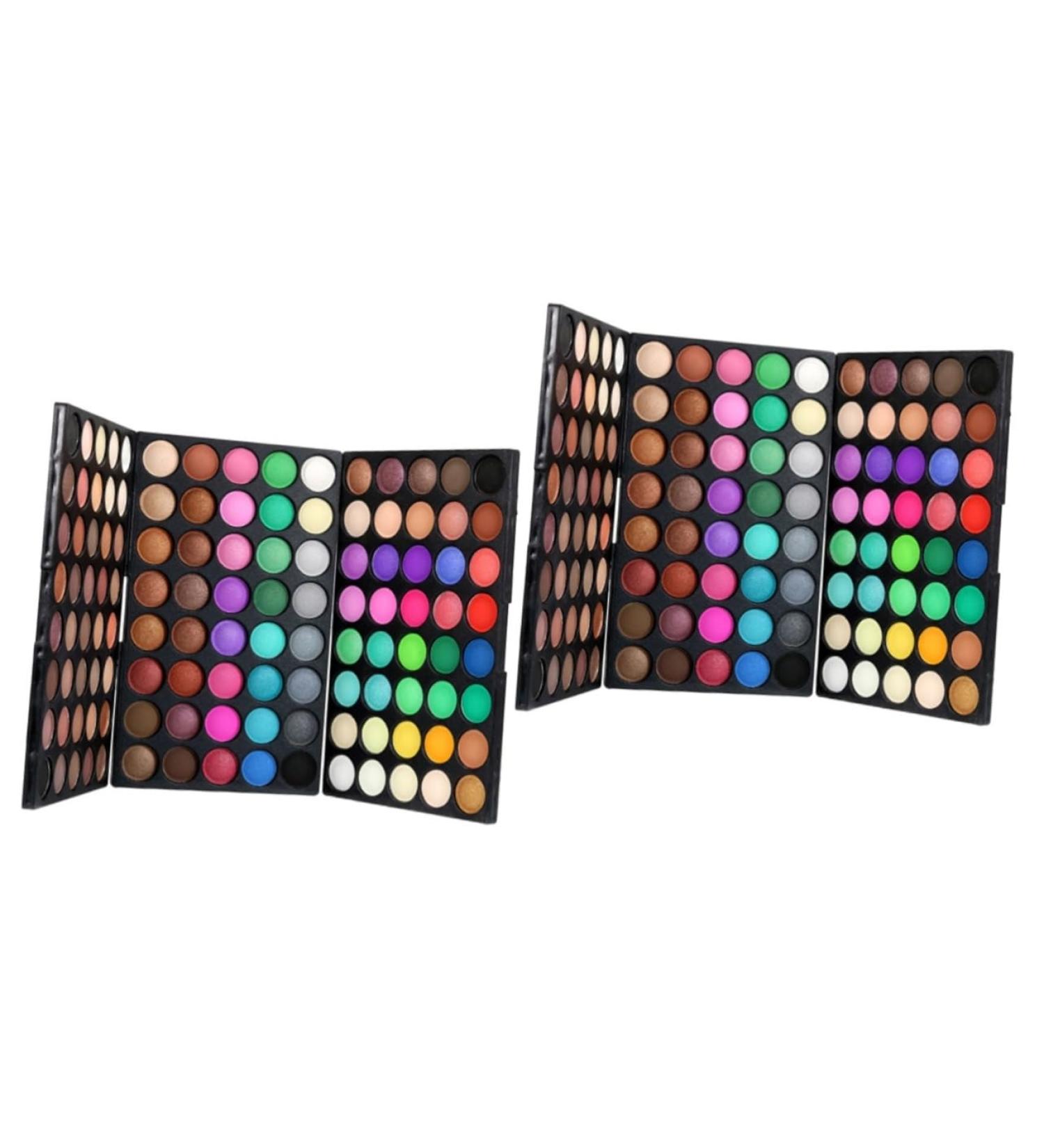 Beavorty 2pcs 120 Shadow Pallet Ladies for Makeup Eye Pearly Combination Eyeshadow Long Matte Lustre 1 count (Pack of 1) As Shownx2pcs - Buy Online on GoSupps.com