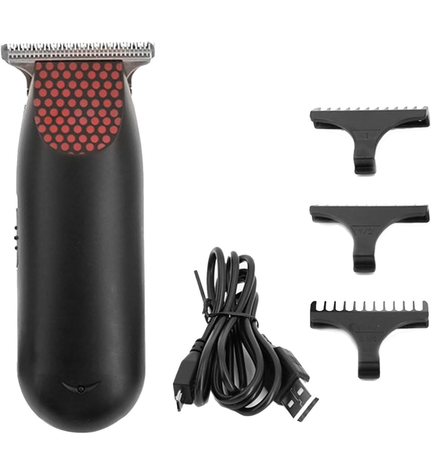 Electric Hair Trimmer | Washable USB Rechargeable Clipper with 3 Guide Combs - Perfect for Travel - Buy Online on GoSupps.com