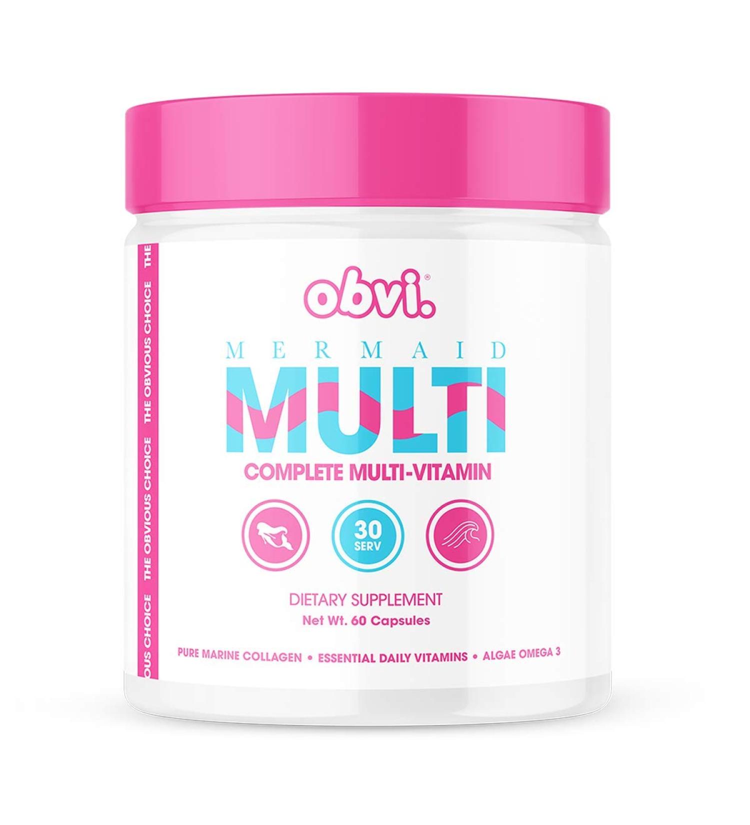 Obvi Mermaid Multi: Marine Collagen for Women's Health - 30 Servings - Buy Online on GoSupps.com