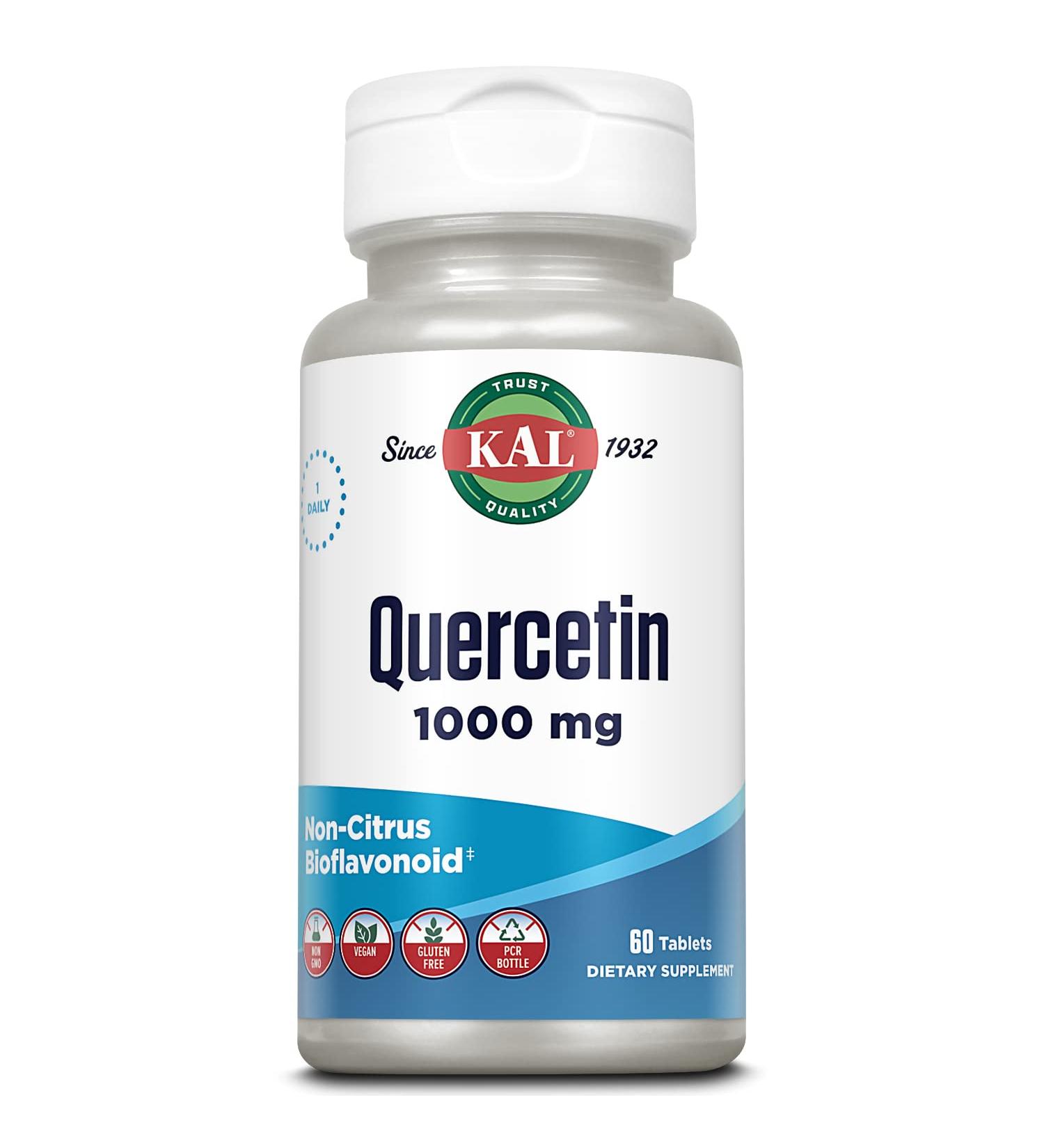 KAL Quercetin 1000 mg 60 Tablets