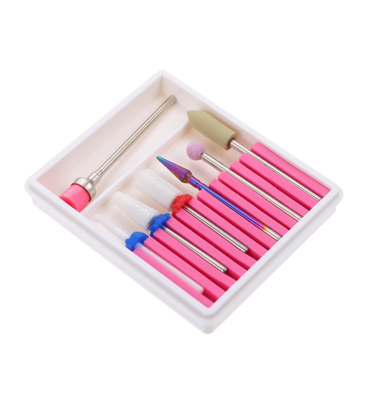 1 Set Nail Polisher Nail Tools Nail Gel Polish Nail Art Tools Pedicure Kit Nail Salon Bits Kit Para U as En Gel Manicure Sanding Heads Nail Art Sanding Bits Manicure Supplies Healeved - Buy Online on GoSupps.com