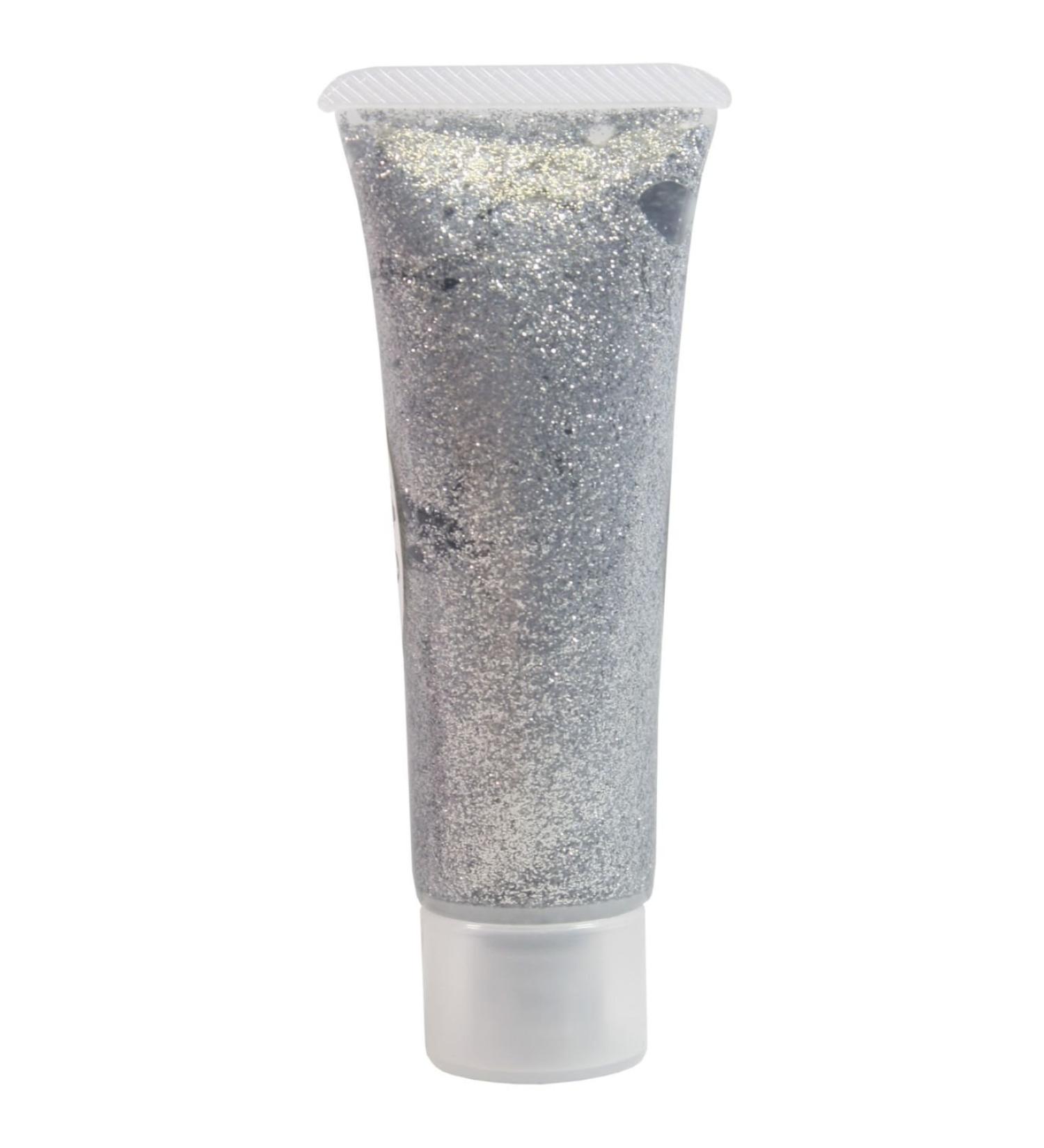 Eulenspiegel Glitter Gel - Silver Body Glitter for Makeup Carnival & Festival - 18ml Pack - Buy Online on GoSupps.com