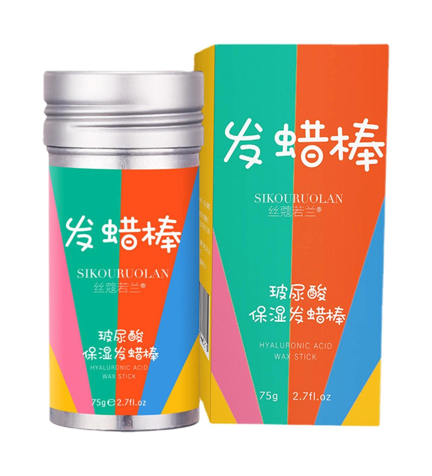 Wax Stick for Hair | Hyaluronic Acid Hair Wax Stick | 98g Wax Stick for Hair Hair Pomade Stick Hair Stick Wax Hair Pomade Stick Non-Greasy Styling Wax for Frizz Hair Pochy - Buy Online on GoSupps.com