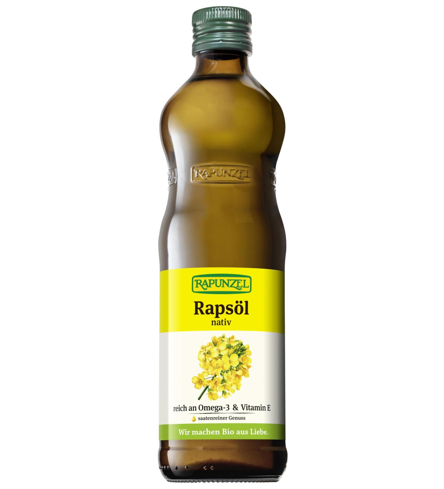 Rapunzel Native Rapeseed Oil 1 pack (1 x 500 ml) - Organic