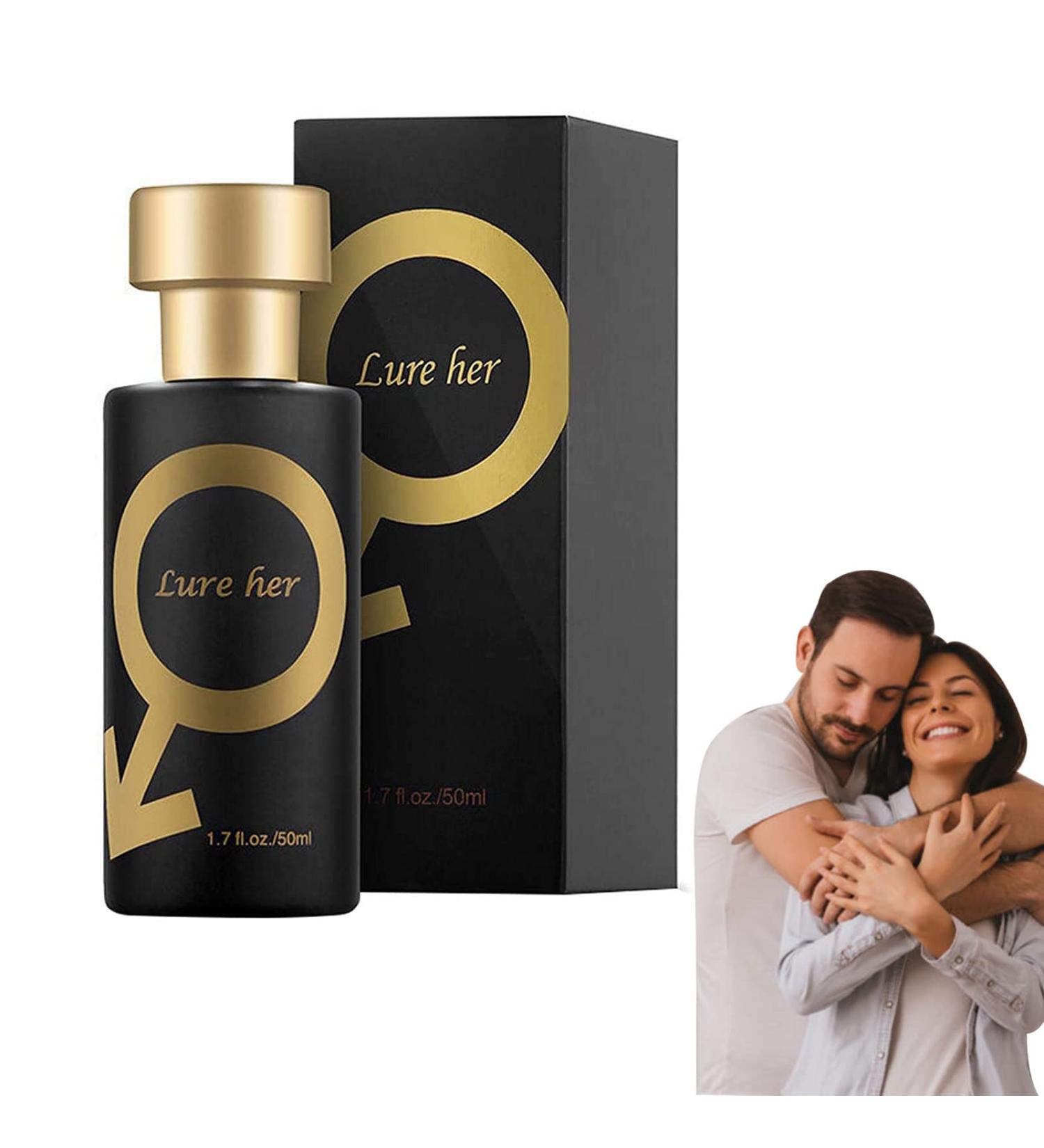 Hcomine Lure Her Perfume para hombres 50 ml - Colonia de feromonas doradas para atraer mujeres - Buy Online on GoSupps.com