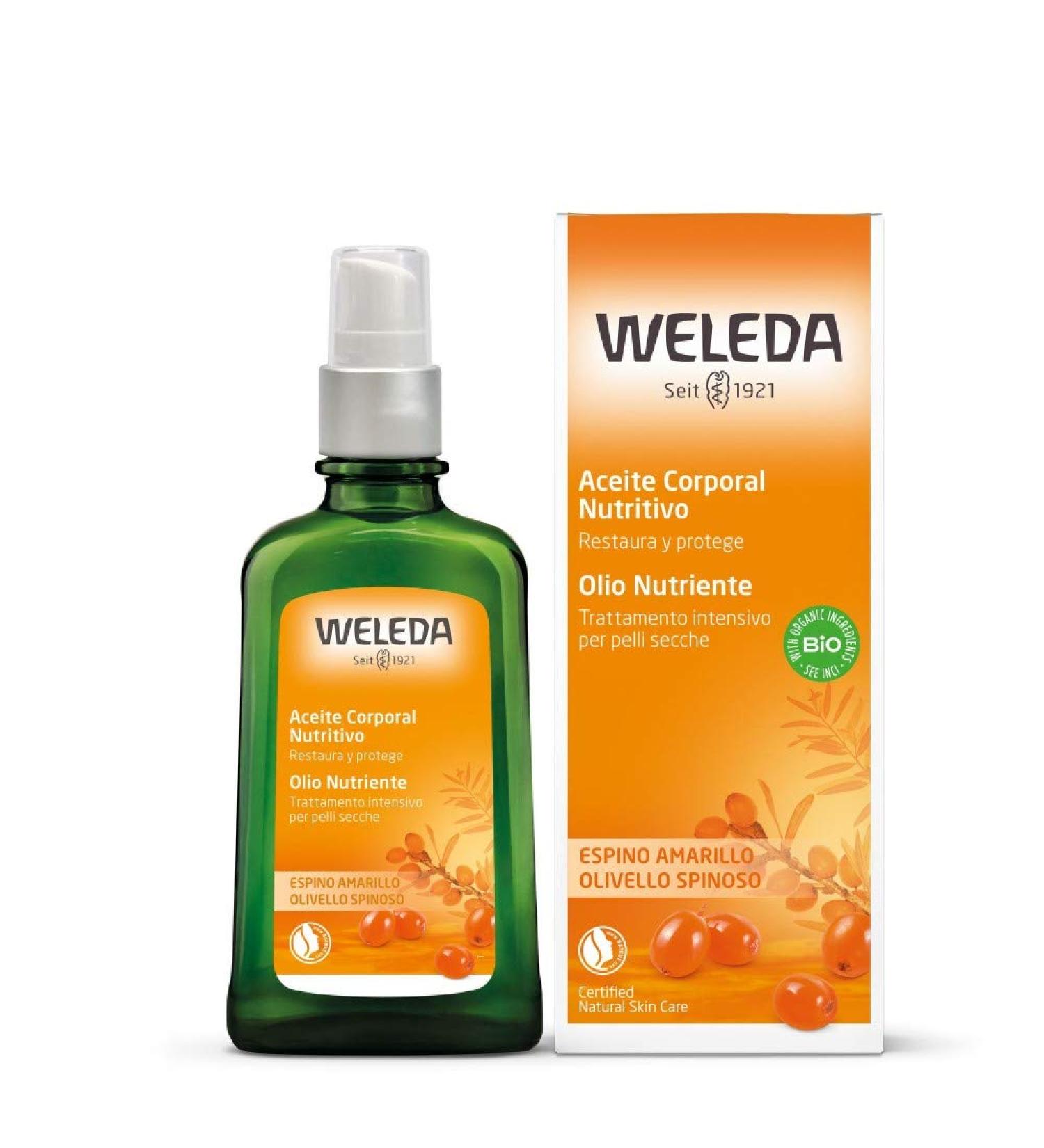 Weleda Sea Buckthorn Body & Beauty Oil â€“ Hydrating 3.4 fl oz (100 ml) - Buy Online on GoSupps.com