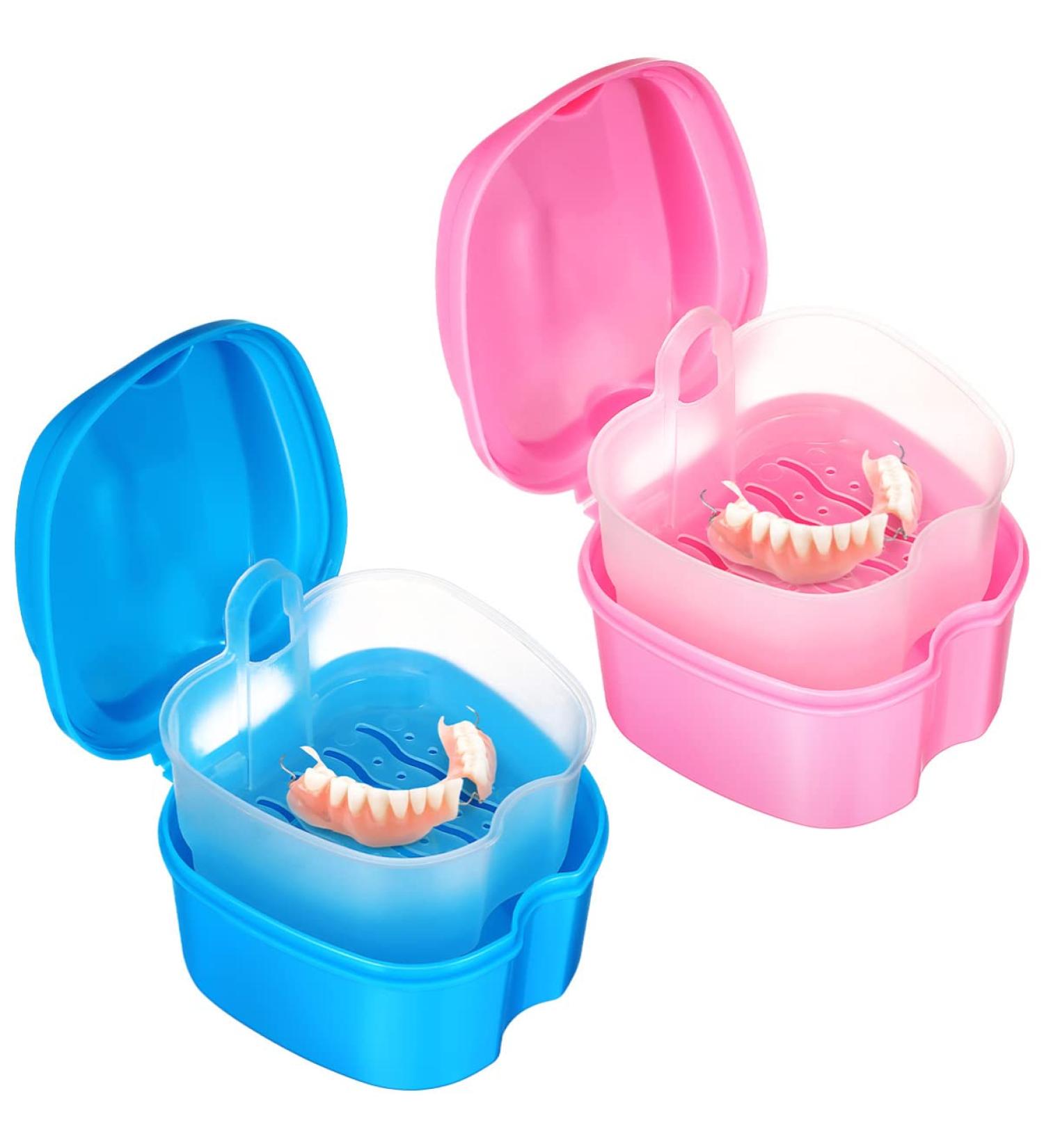 Fomiyes Travel Set: 2-Piece Plastic Prosthesis Container & Bathroom Case - Perfect for Outdoor Mobility - Buy Online on GoSupps.com