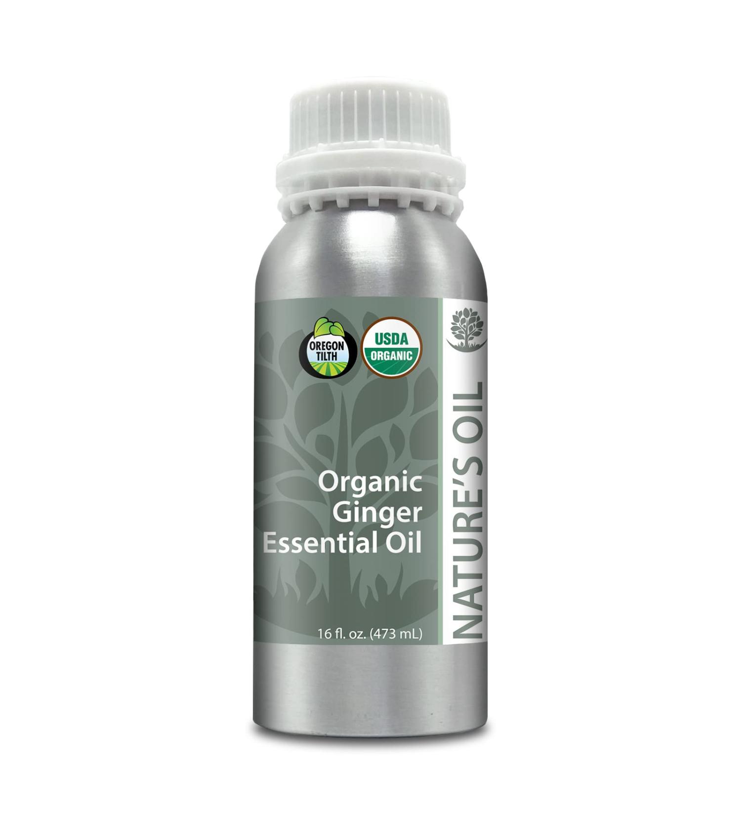 Best Ginger Essential Oil Pure Certified Organic Therapeutic Grade 1Lb - Buy Online on GoSupps.com