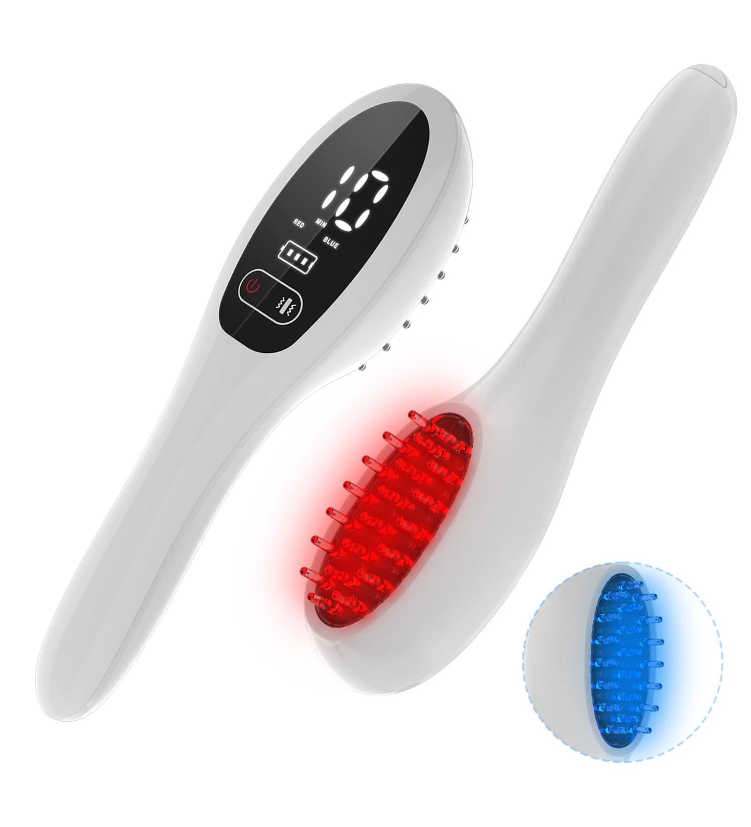 Ikeener Laser Hair Growth Comb | Red Infrared Light Therapy for Thinning Hair | Boosts Hair Regrowth - Buy Online on GoSupps.com