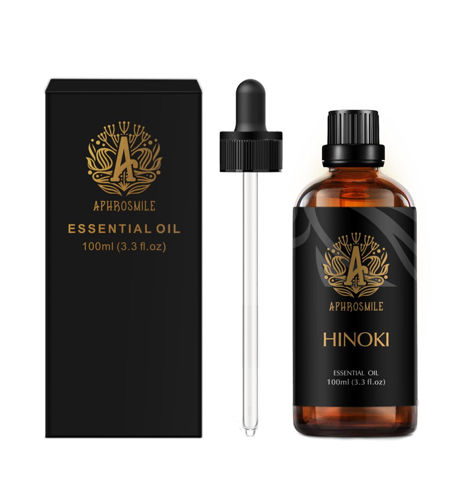 100% Pure Hinoki Oil for Aromatherapy - 100ml Air Freshener & Candle Production - Natural Essential Oil for Diffusers & Oil Burners - Buy Online on GoSupps.com
