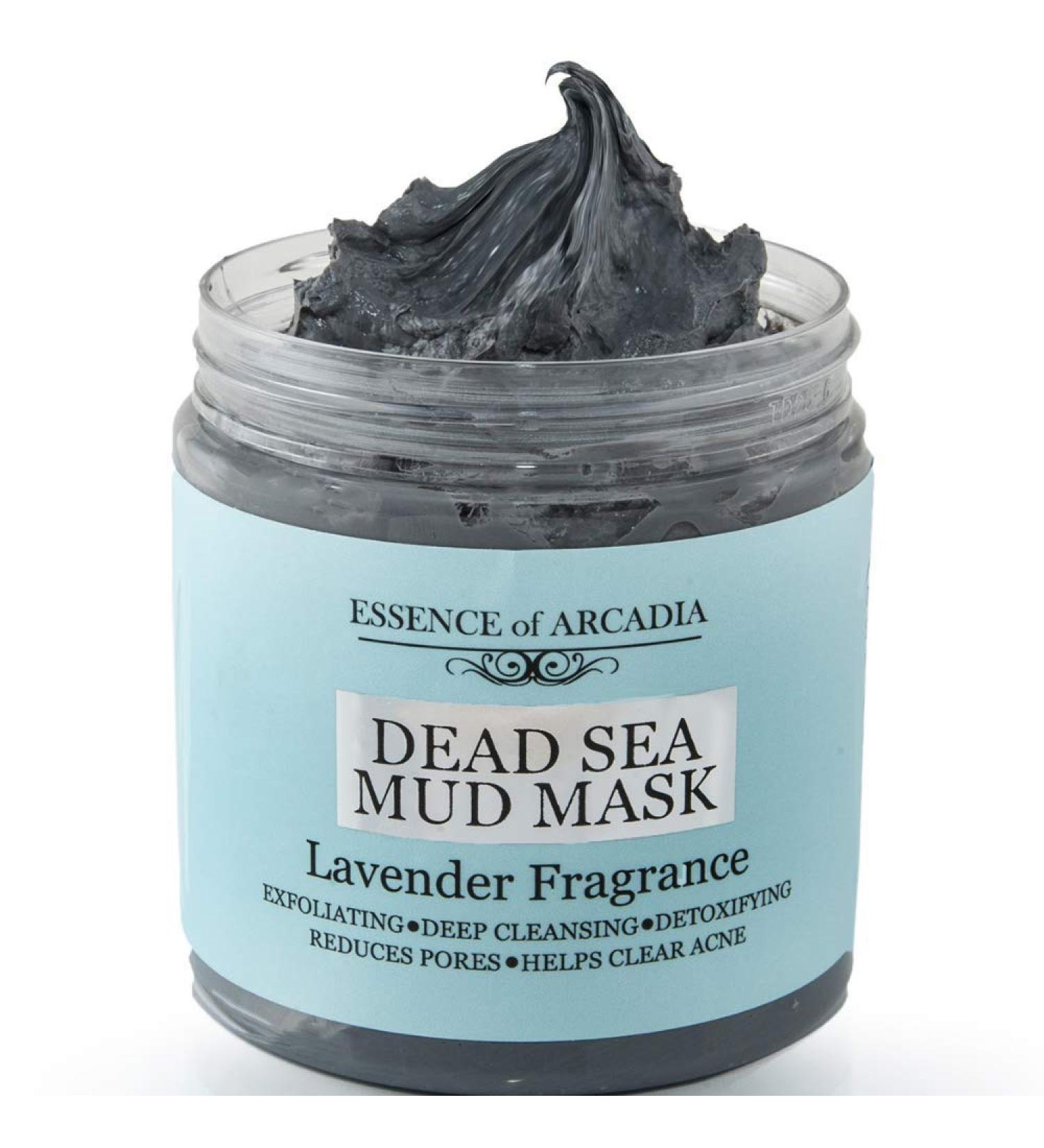 Dead Sea Mineral Mud Mask Lavender Scented - 100% Natural - Minimize Pores, Remove Blackheads, Reduce Acne & Wrinkles - 8.8 oz - Buy Online on GoSupps.com