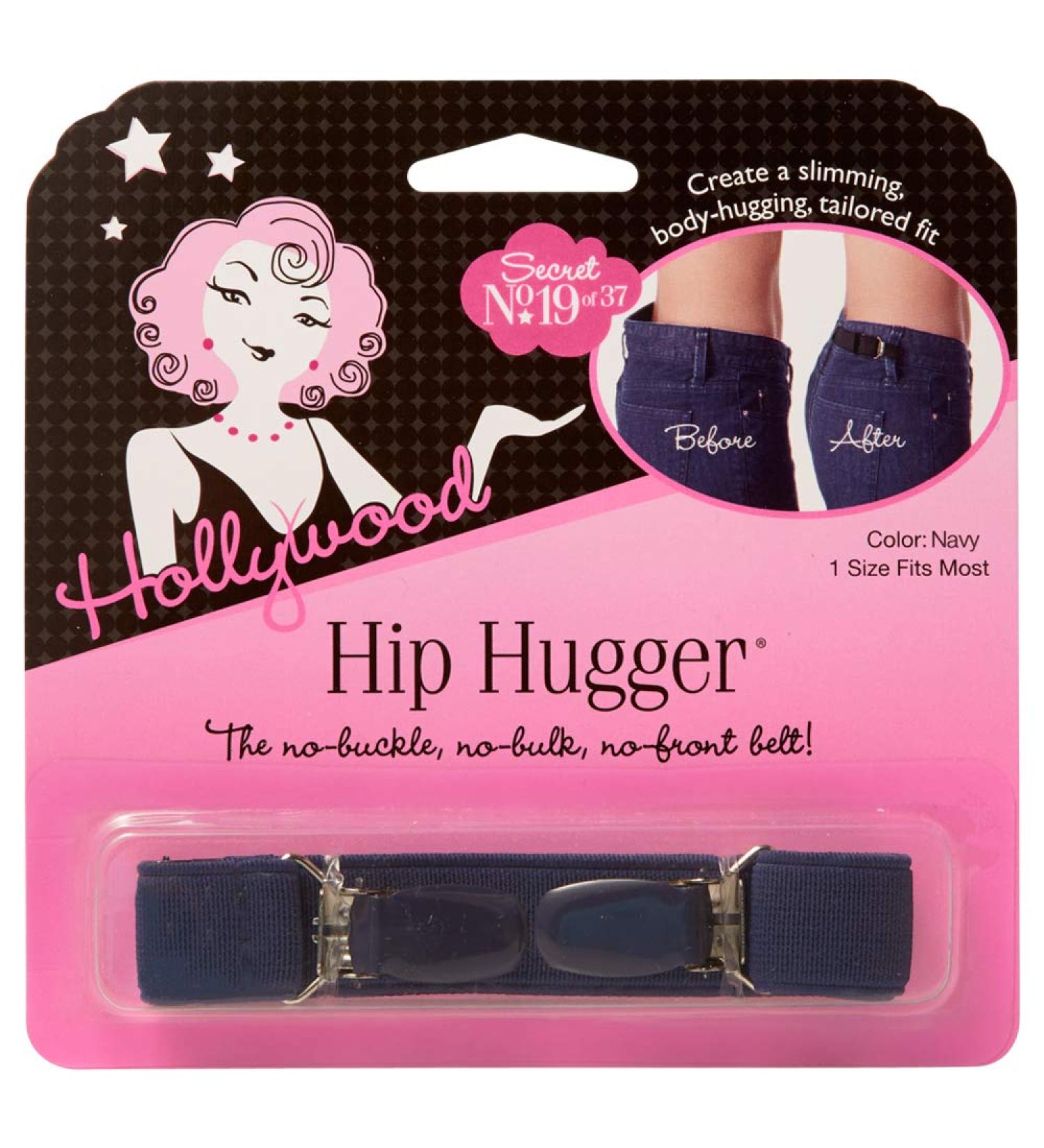 Hollywood Fashion Secrets Hip Hugger - Figure Slimming Elastic Band Belt Alternative in Navy - Buy Online on GoSupps.com