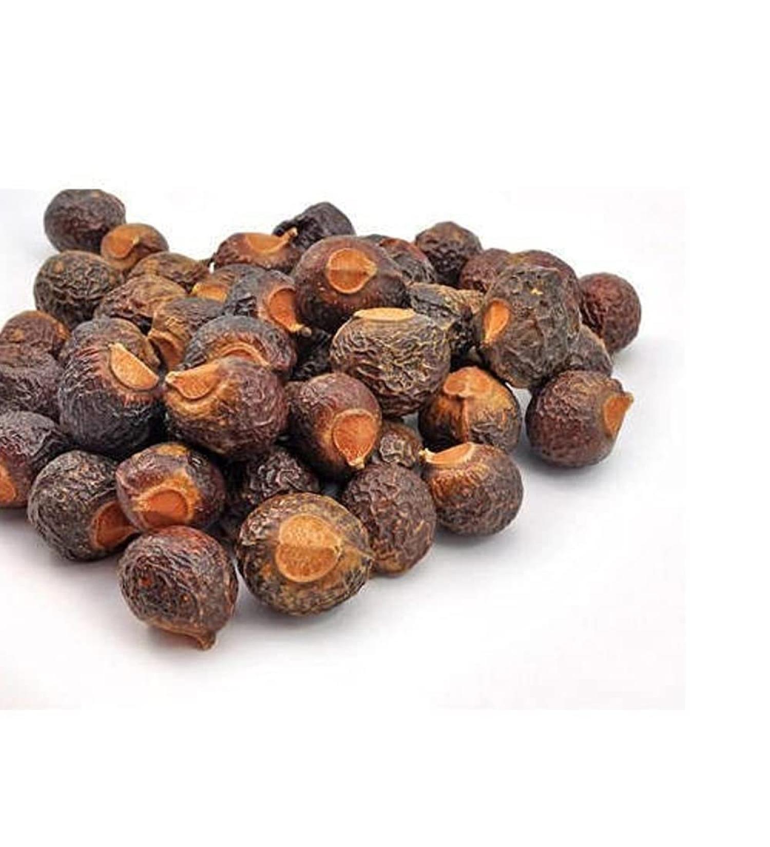 AnNafi Organic Reetha Soap Nuts - Natural Hair Care Shampoo & Eco-Friendly Detergent (500g - Buy Online on GoSupps.com