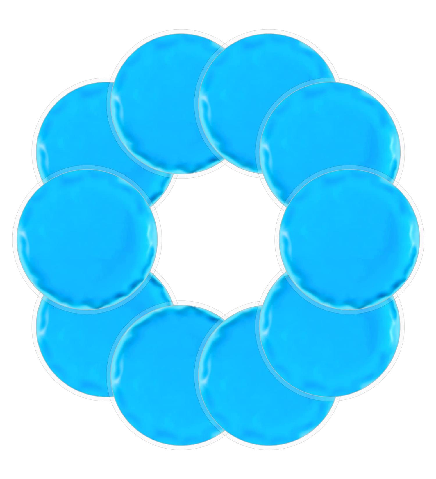 VERLICK 10-Piece Cooling Pad Set - Reusable Cold & Warm Compress for Pain Relief Eye Care Wisdom Teeth & Fever - Buy Online on GoSupps.com