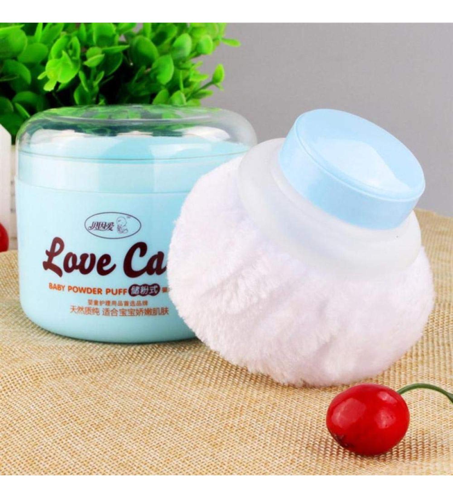 MWBLN Makeup sponge 2pcs Powder Puff Case Fluffy Practical Creative Powder Puff Container Loose Powder Case for Newborn Infant - Buy Online on GoSupps.com