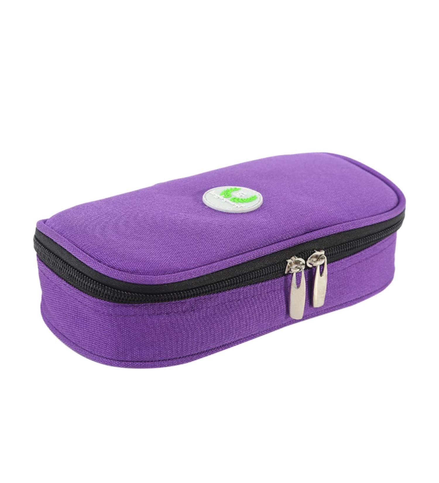 Insulin Storage Cooler Bag - High Quality Purple Insulated Container for Travel - Buy Online on GoSupps.com