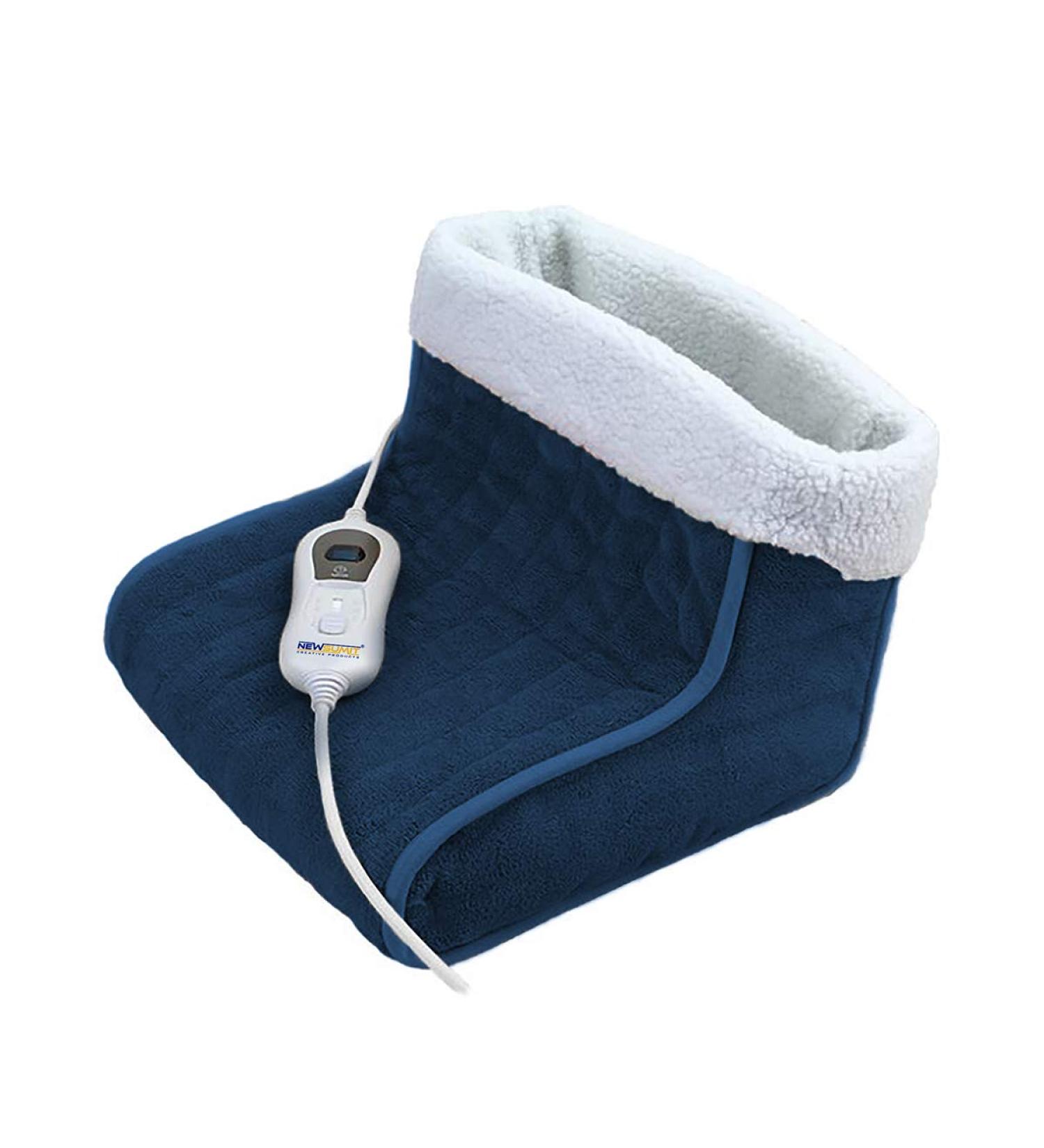 NEWSUMIT Foot Warmer - Soft Touch Pain Relief Boot Heater with 3 Temperature Levels & Auto Shut Off - Fast Heat for Comfortable Feet - Buy Online on GoSupps.com