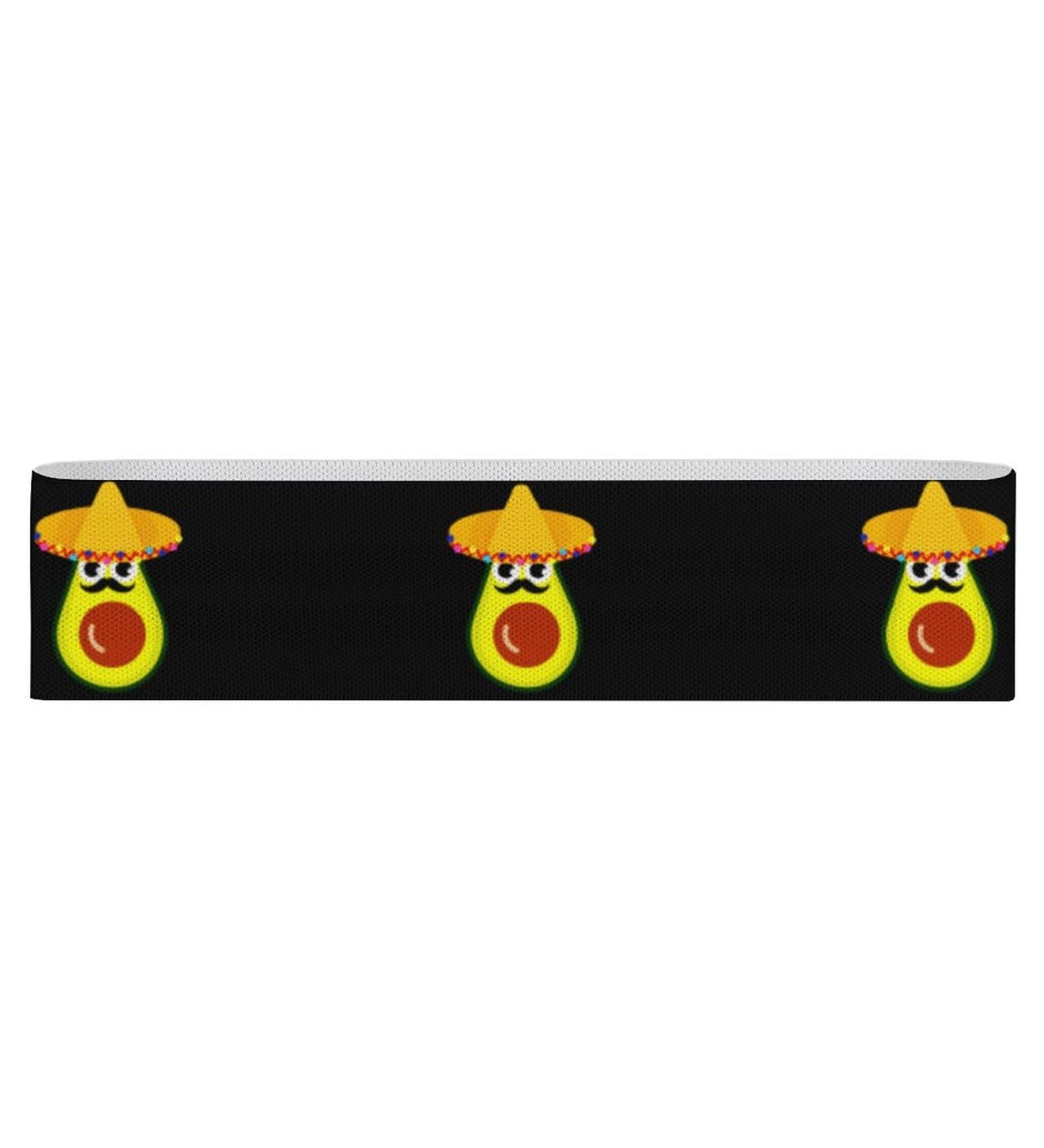 Funny Mexico Avocado Yoga Workout Bands | Comfortable Booty Resistance Straps for Leg Comfort & Physical Therapy Aids - International Shipping Available - Buy Online on GoSupps.com