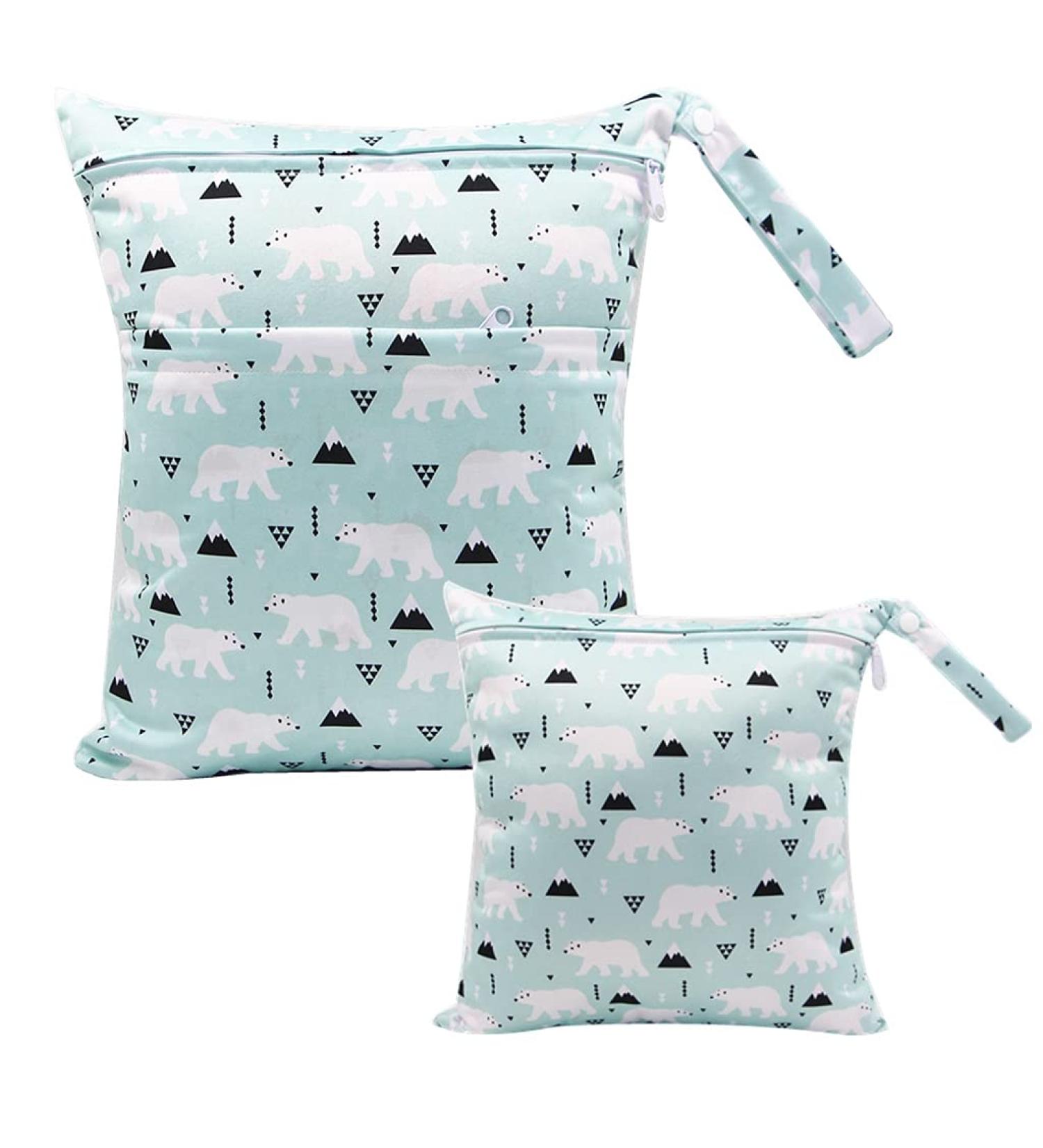 Egurs Polar Bear Diaper Bag Set - Large & Medium Wetbag for On-the-Go Parents | International Shipping Available - Buy Online on GoSupps.com