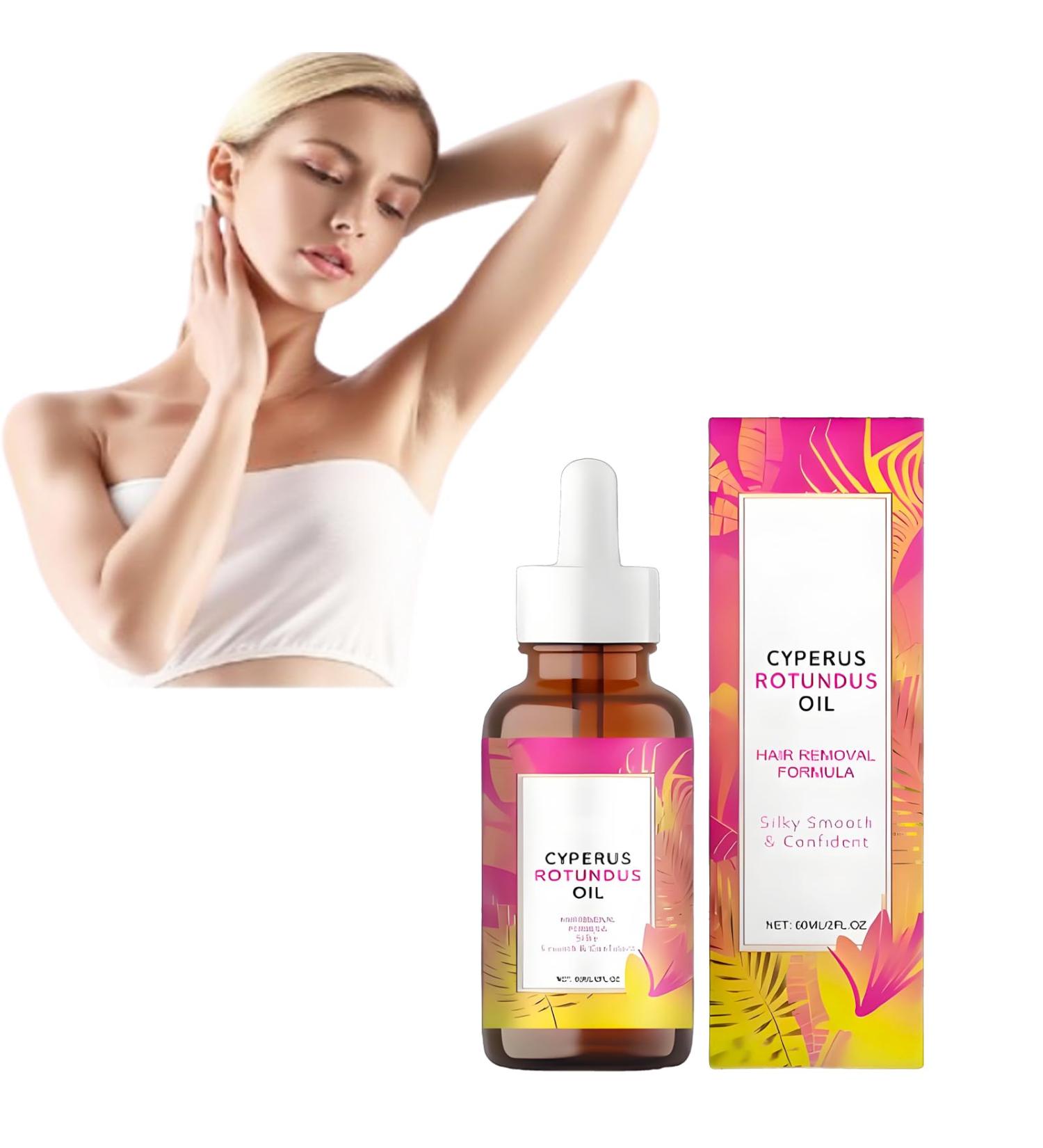 Cyperus Rotundus Oil for Hair Removal Natural Moisturizing & Soothing Gentle on All Skin Types 2 Fl Oz - Buy Online on GoSupps.com